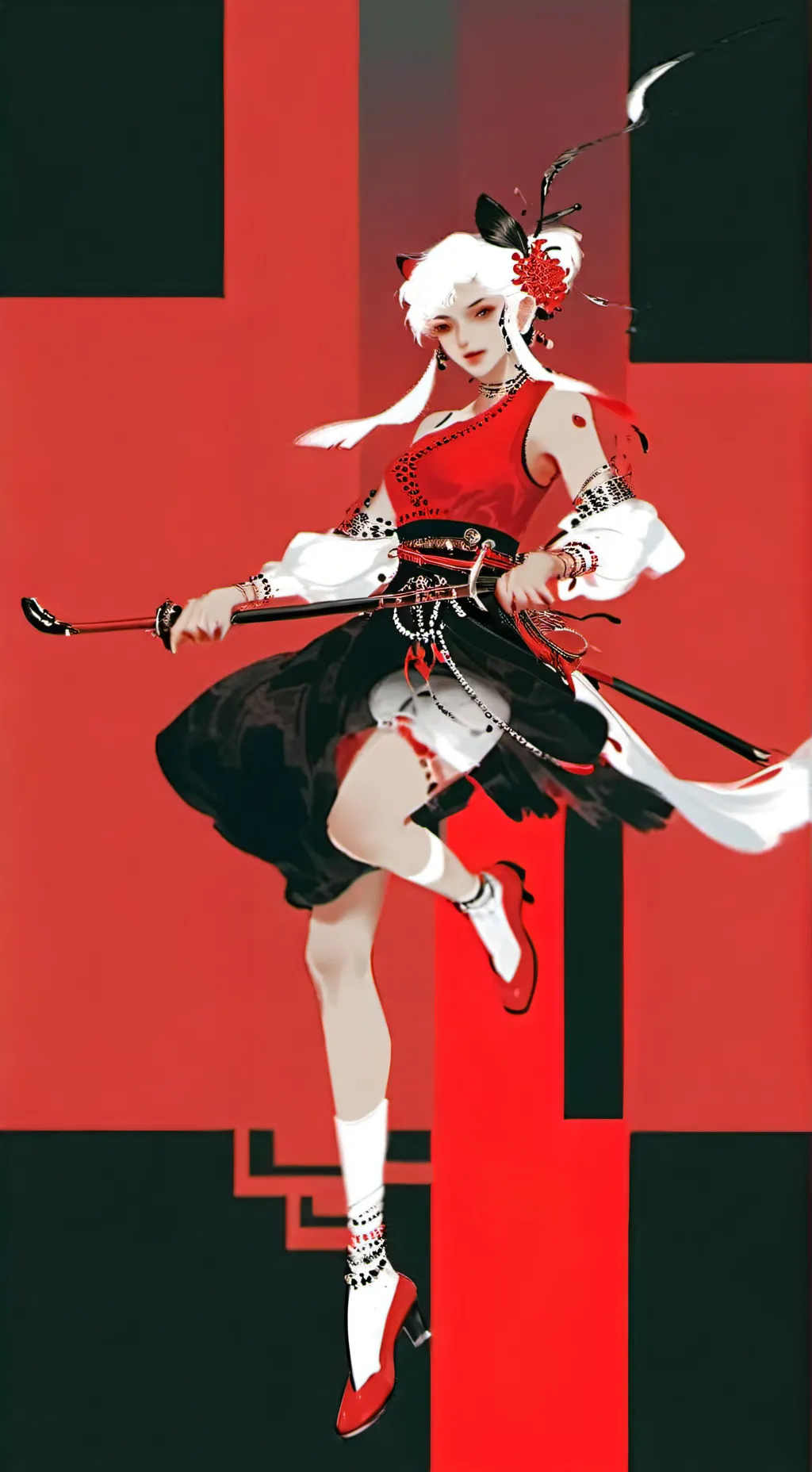 ai character: Bakugo  background