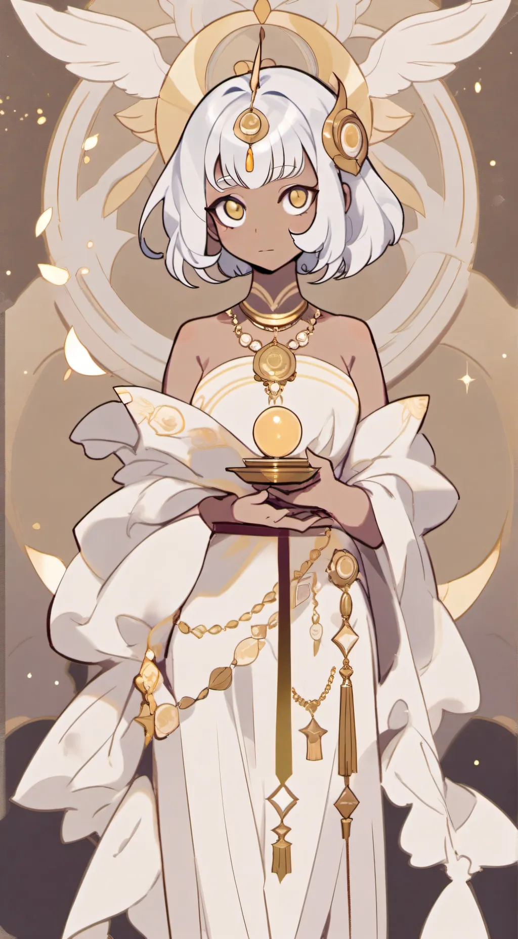 ai character: Crystal O. Shiya background