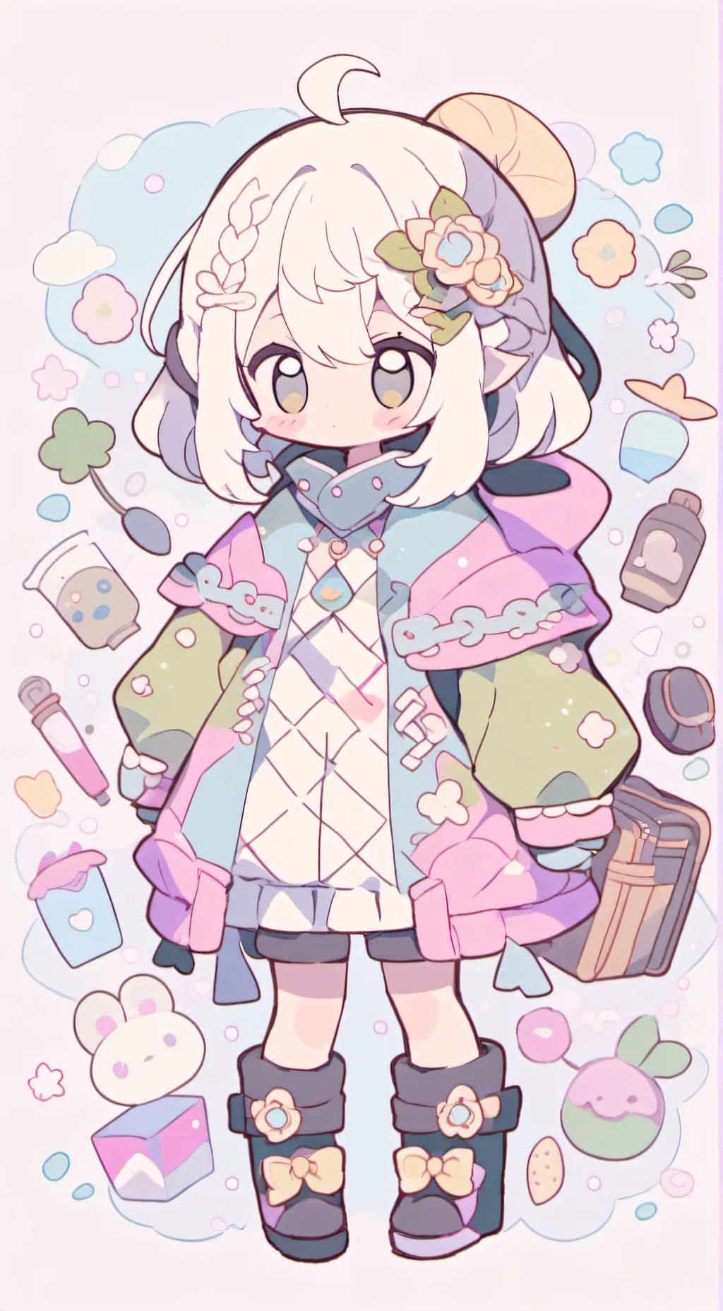 ai character: DANDYS WORLD background