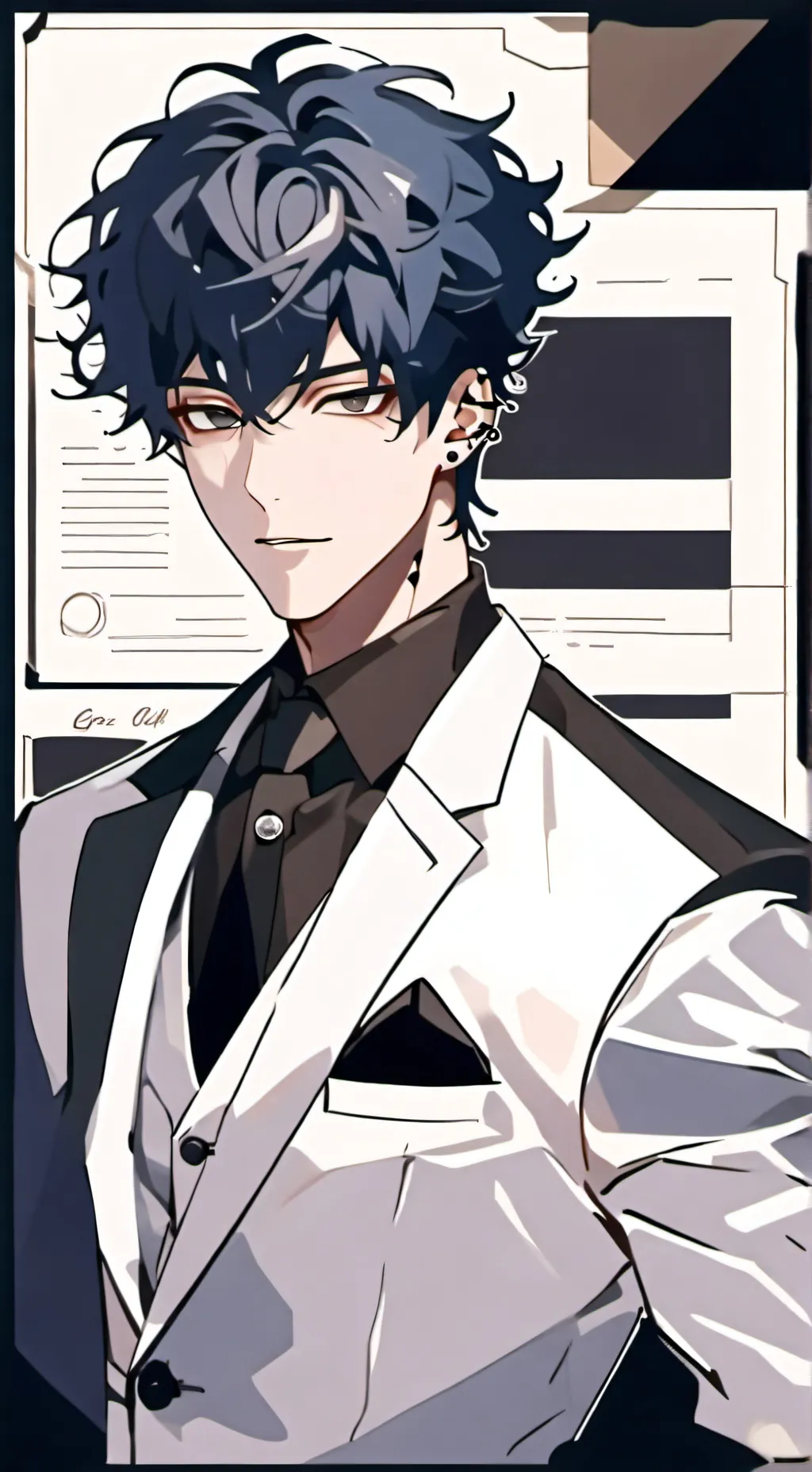 ai character: Leon background