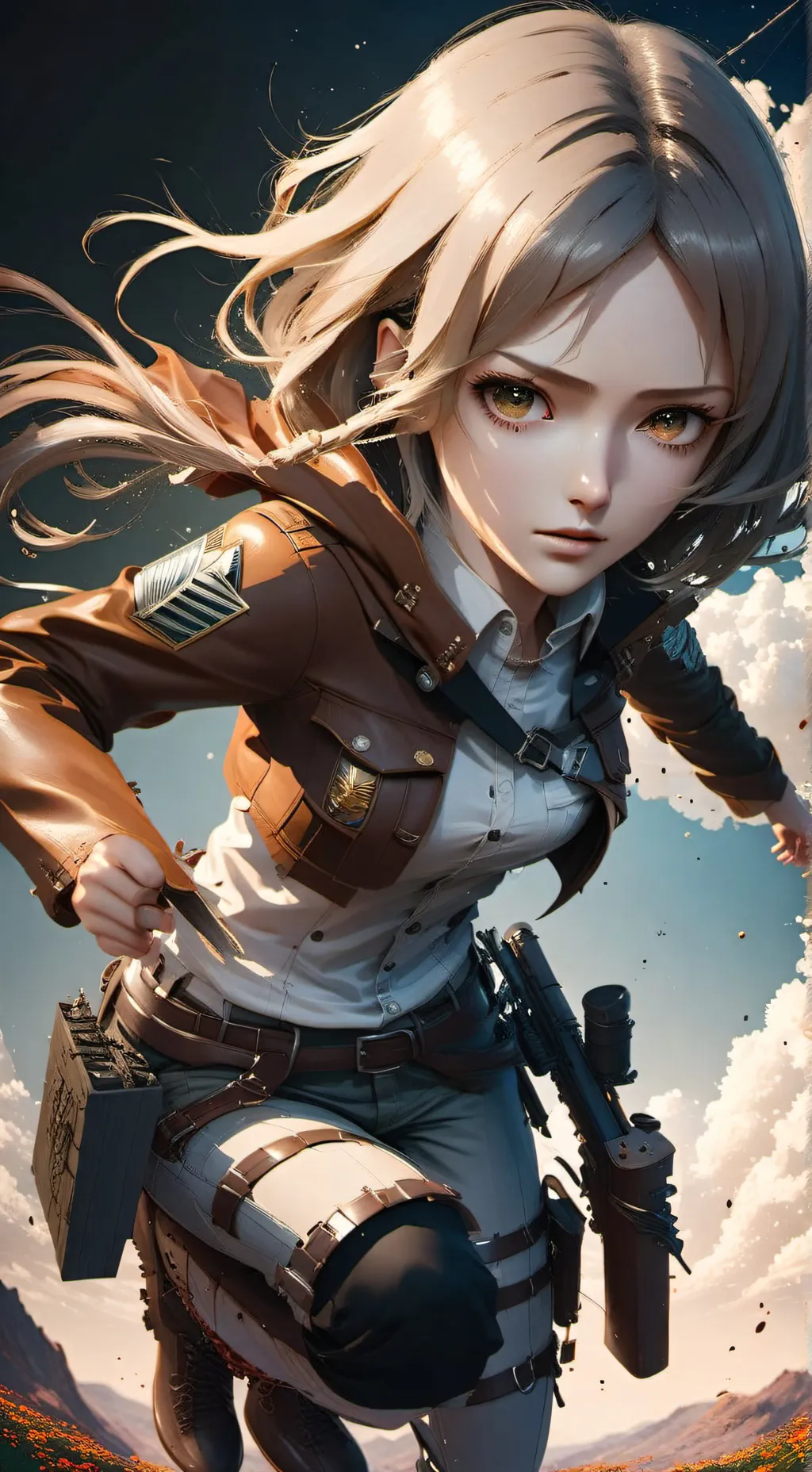 ai character: Christa x YN RT ￼ background