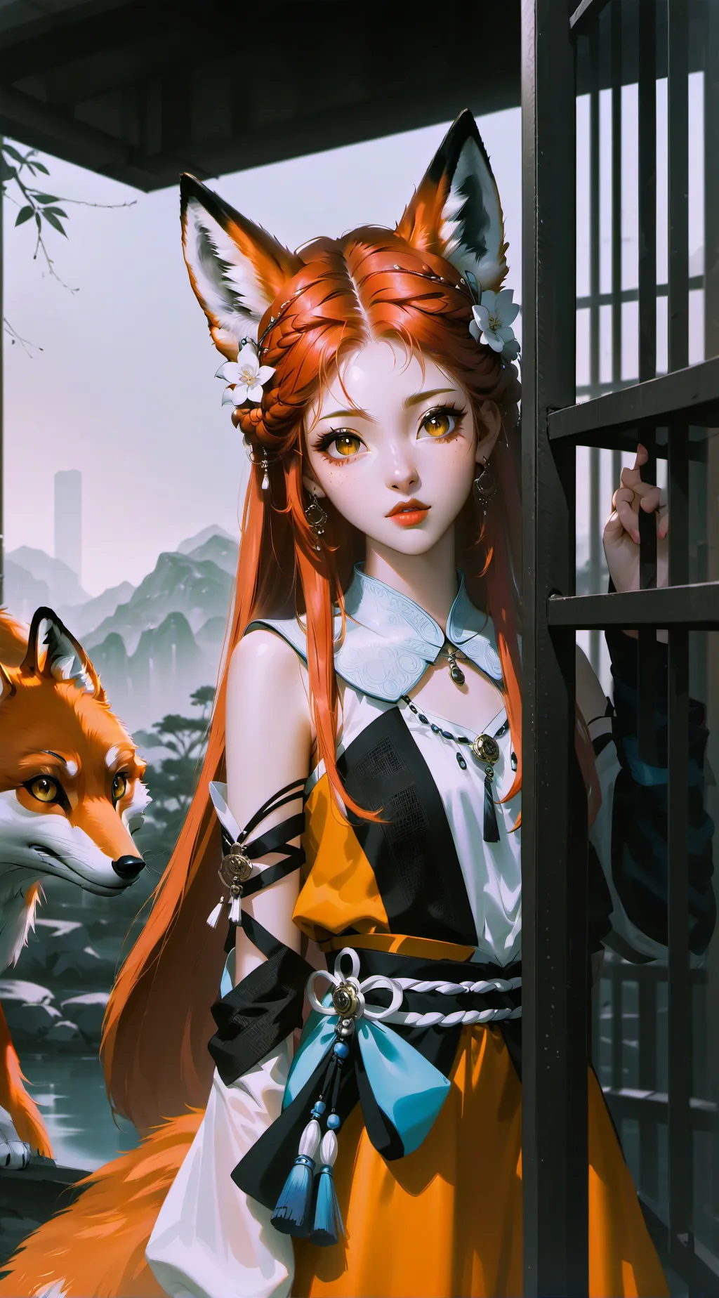 ai character: Mina background