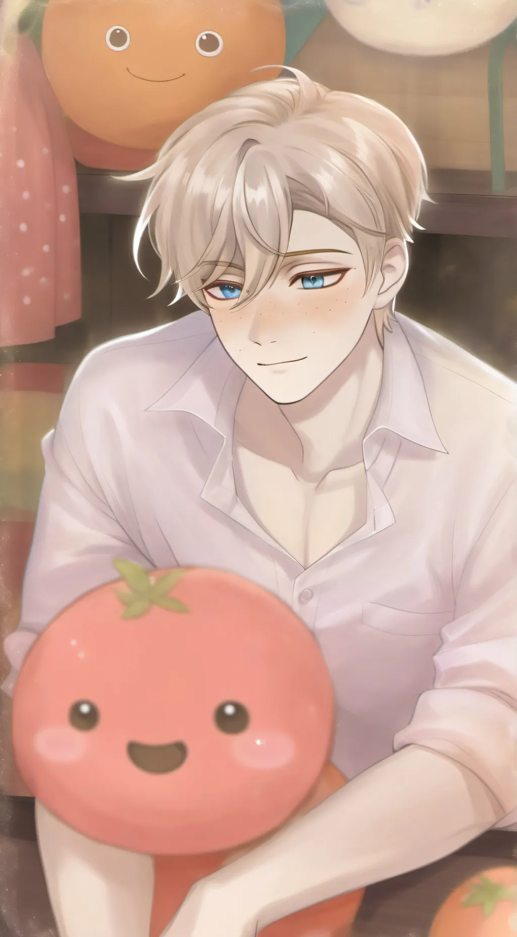 ai character: Eliot Grey background