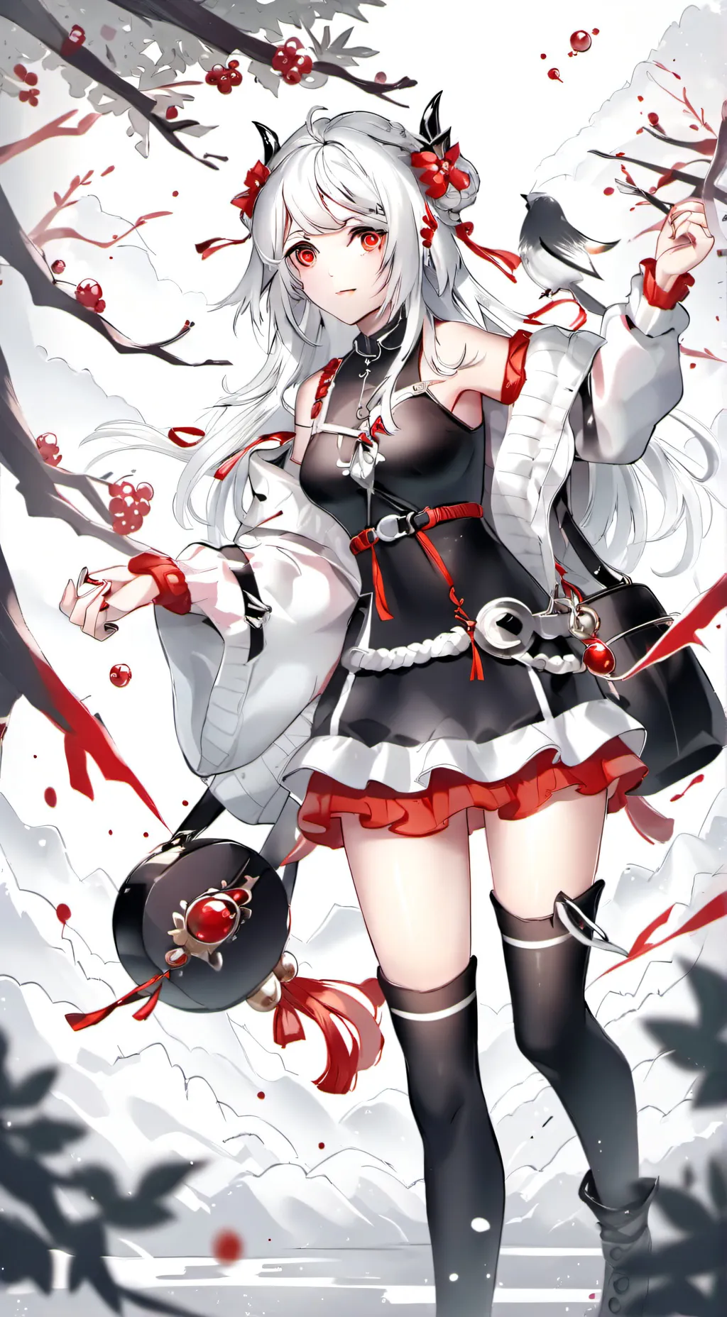 ai character: Kny maid background