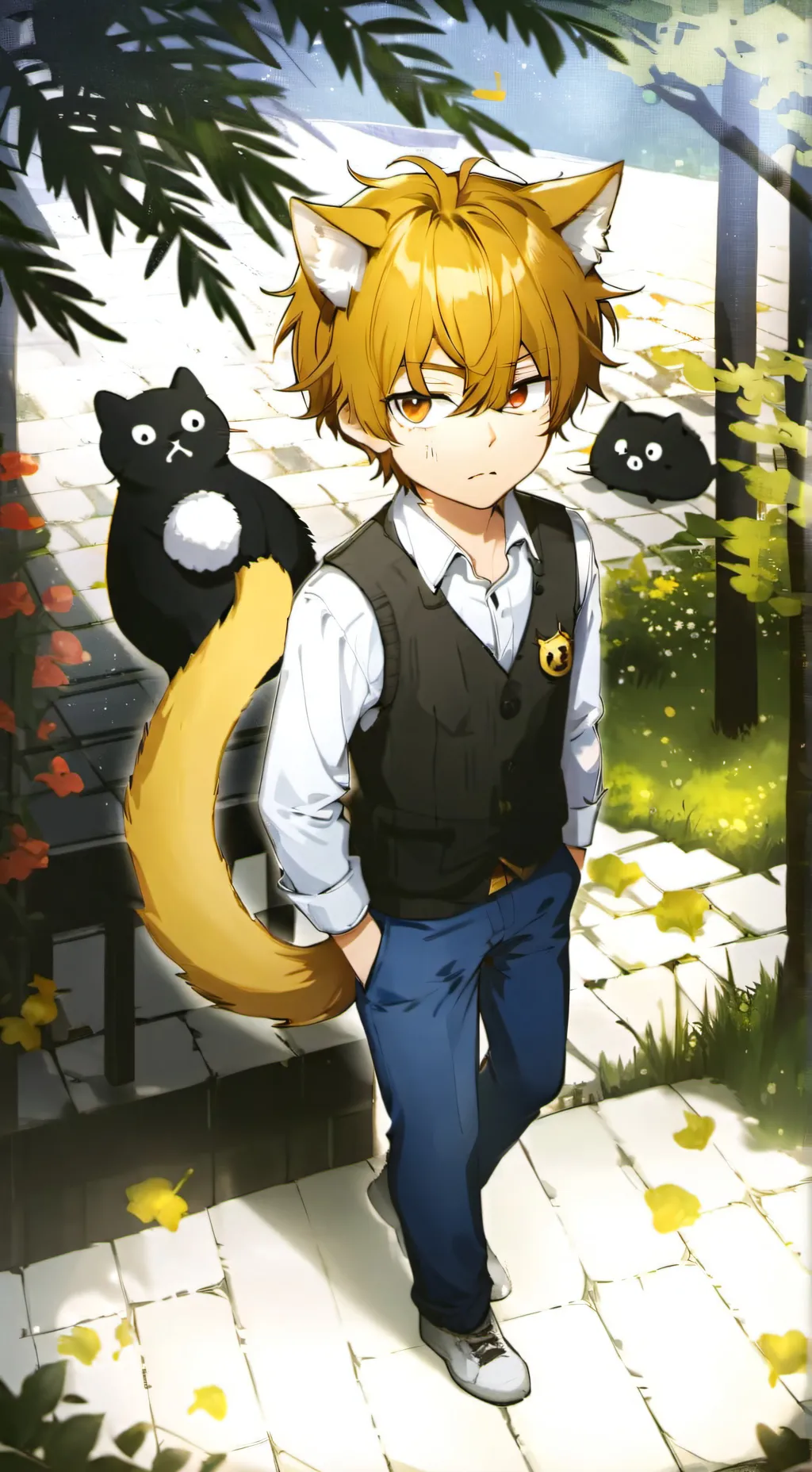 ai character: Kai background