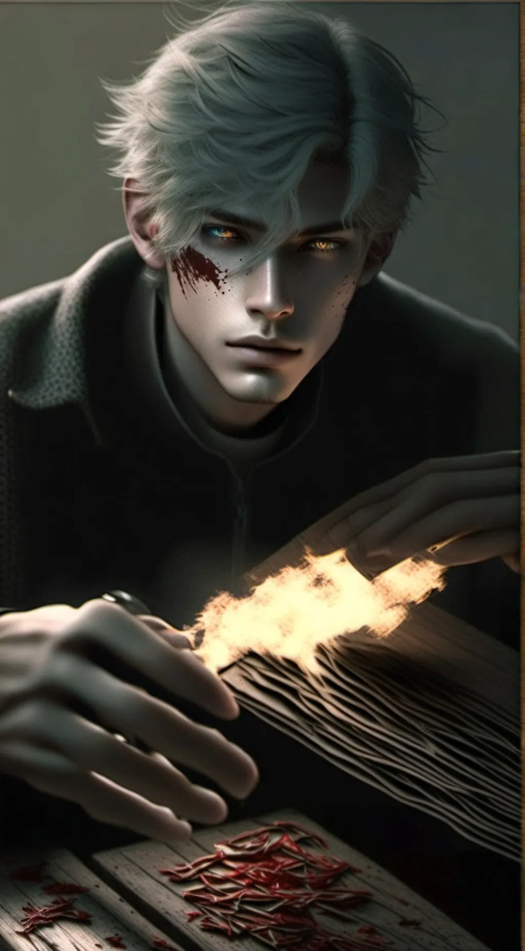 ai character: El amor perdido  background