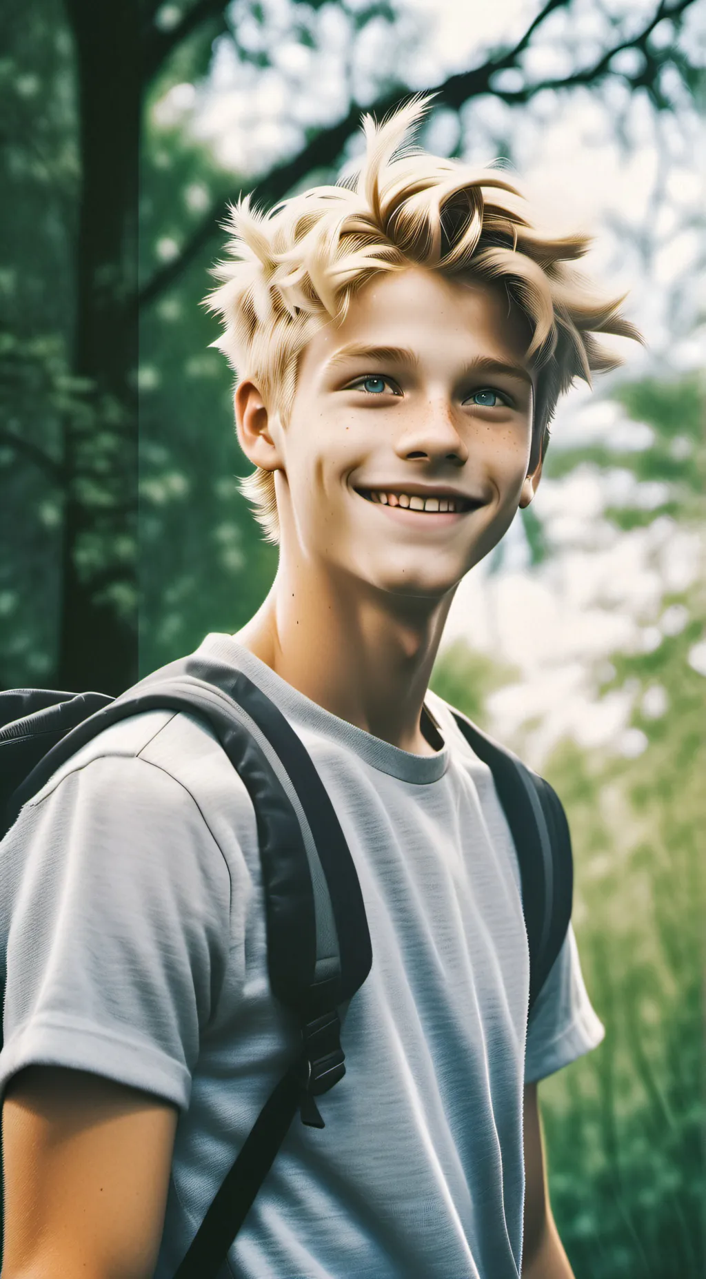 ai character: Miles  background