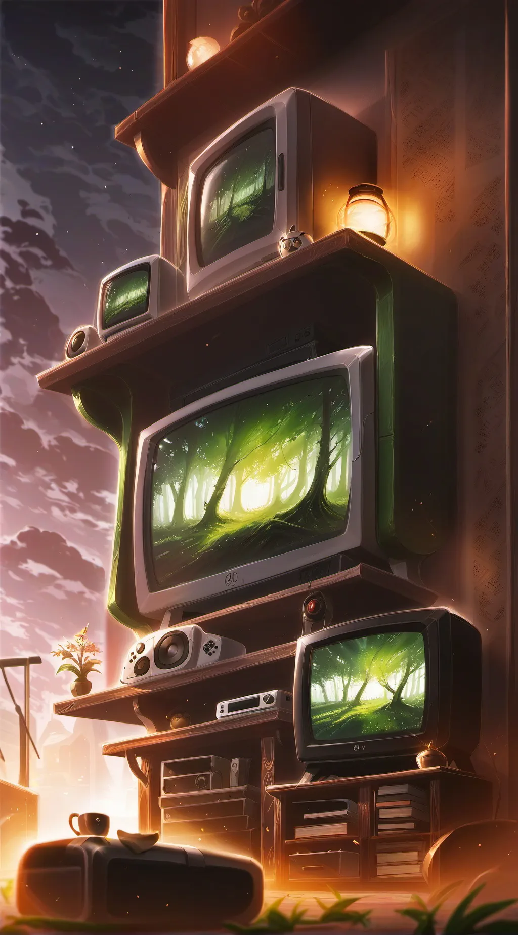 ai character: Vee's world background