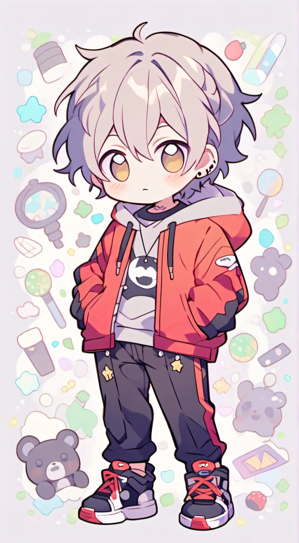 ai character: Chibi Joy background