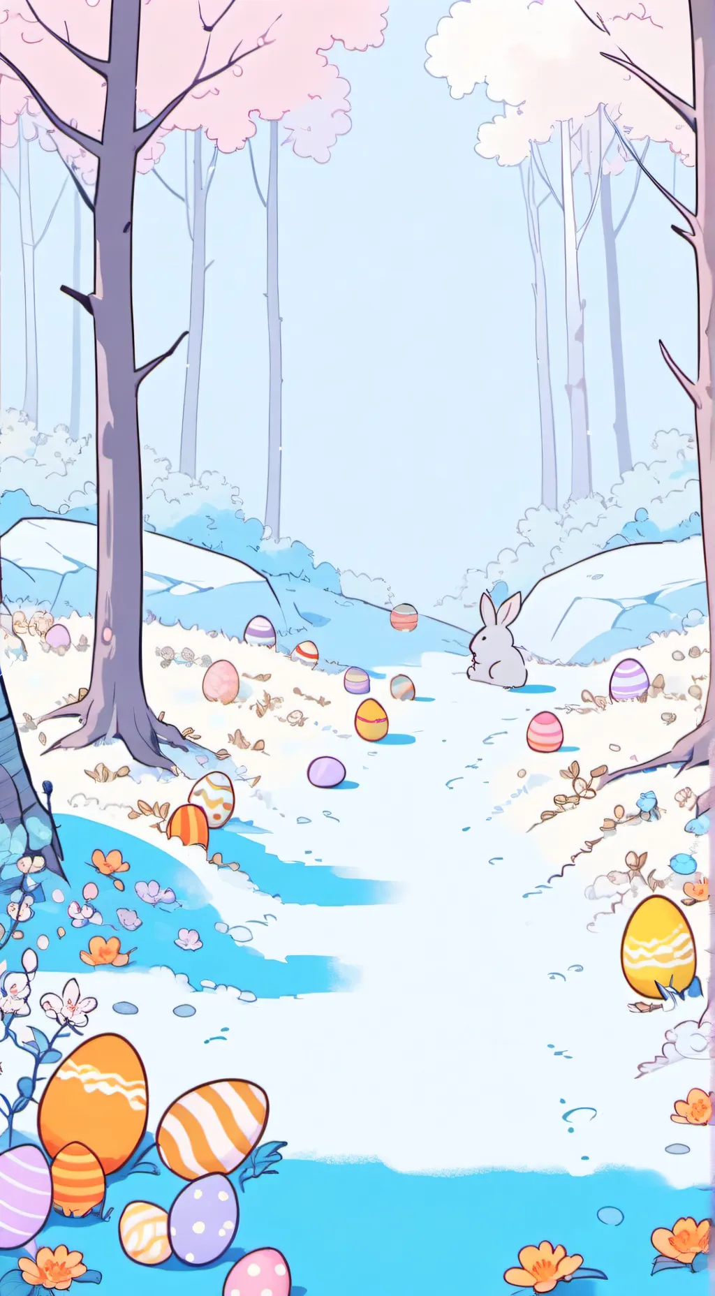 ai character: KNY Easter! background