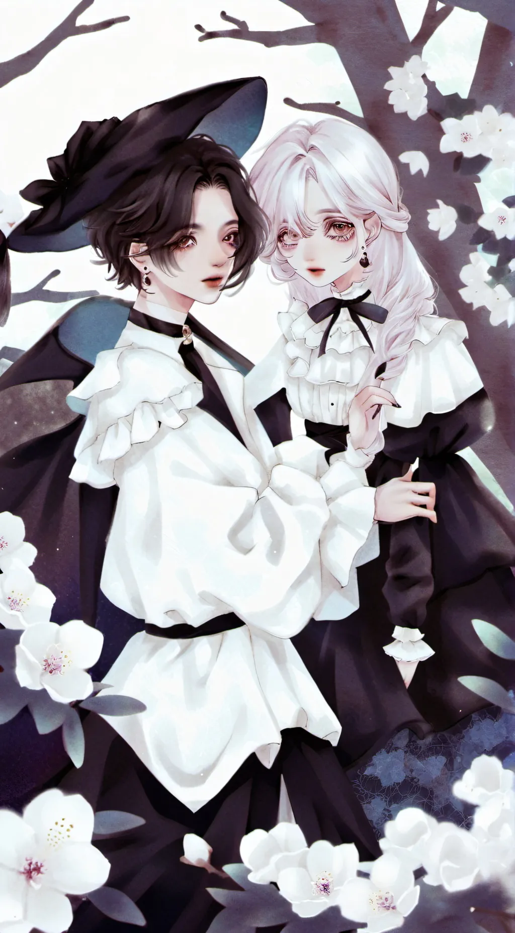 ai character: pureshadow background