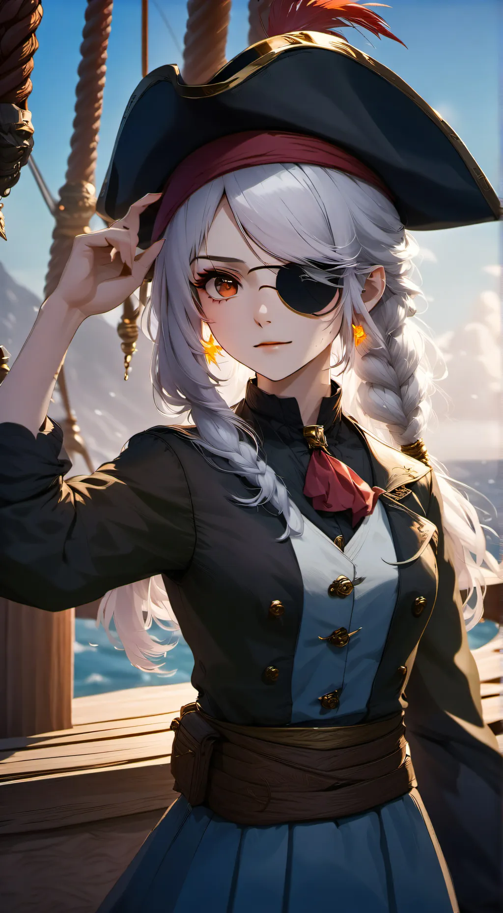 ai character: Captian rey background