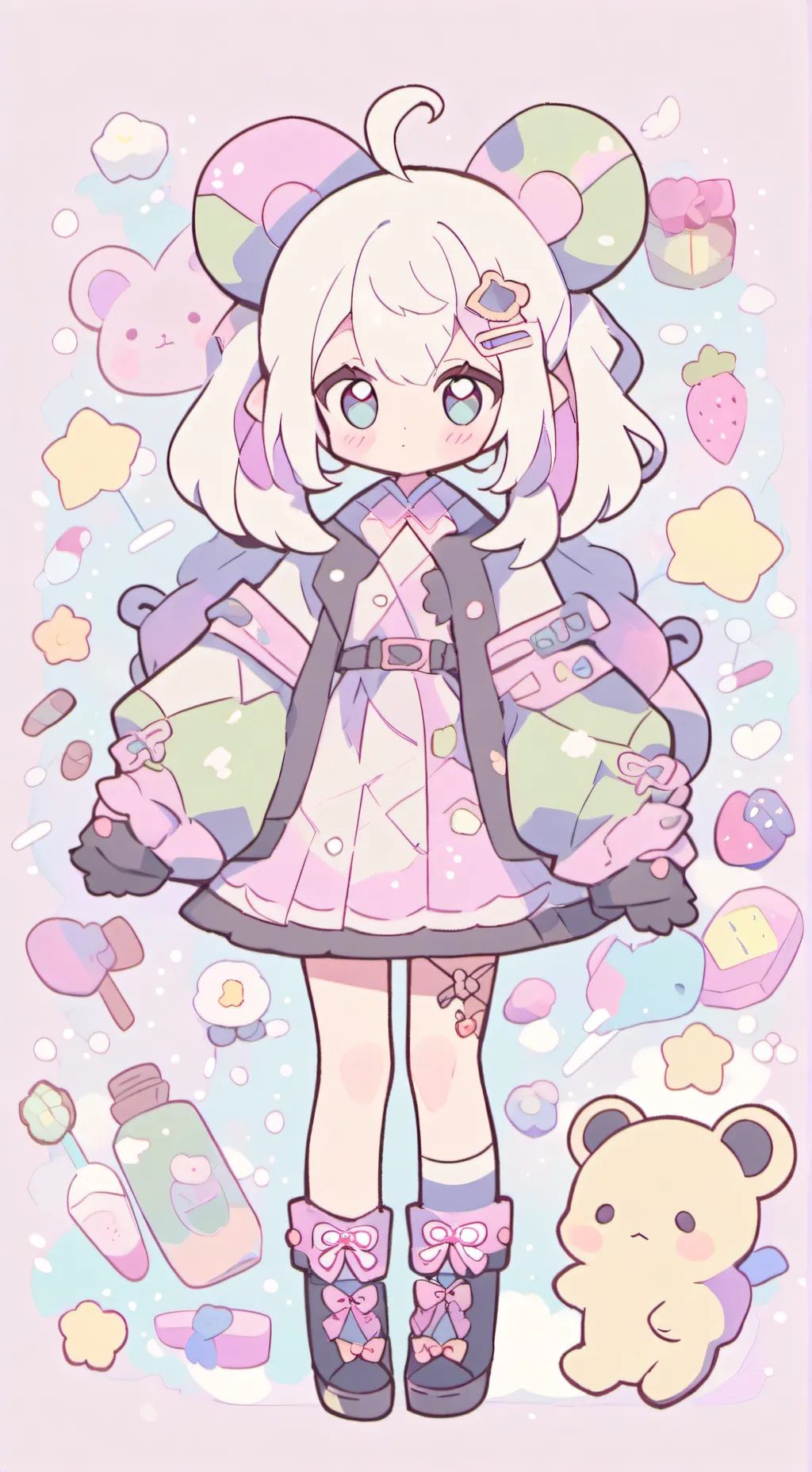 ai character: √•Яночка•√ background