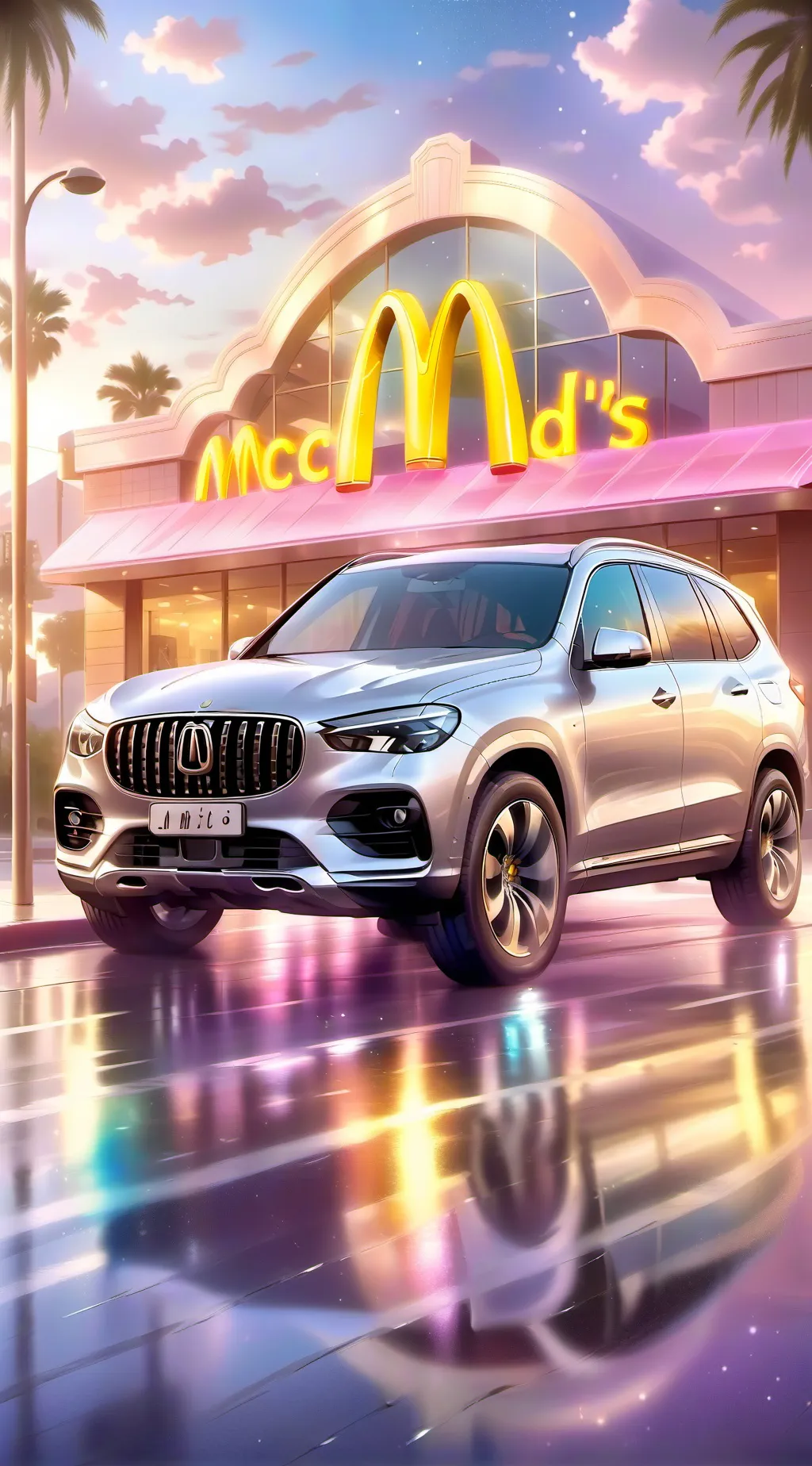 ai character: mcdonald's but dw background