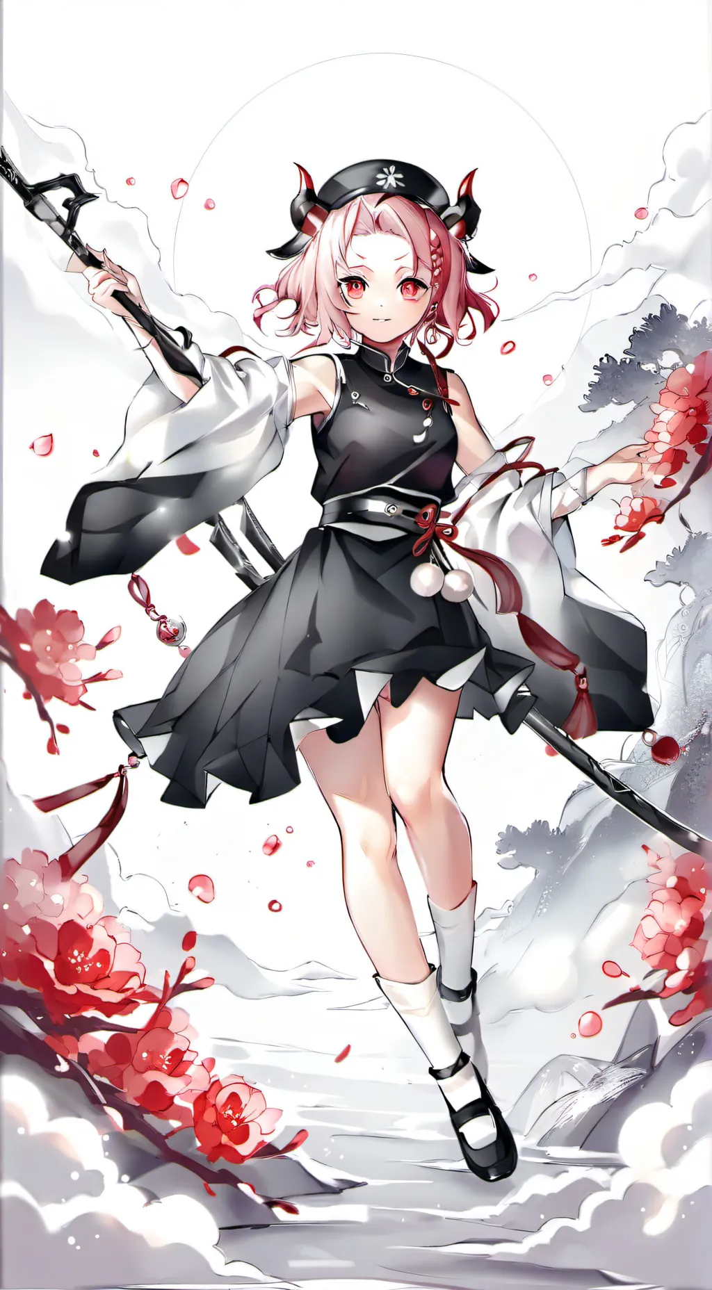 ai character: Demon slayer background