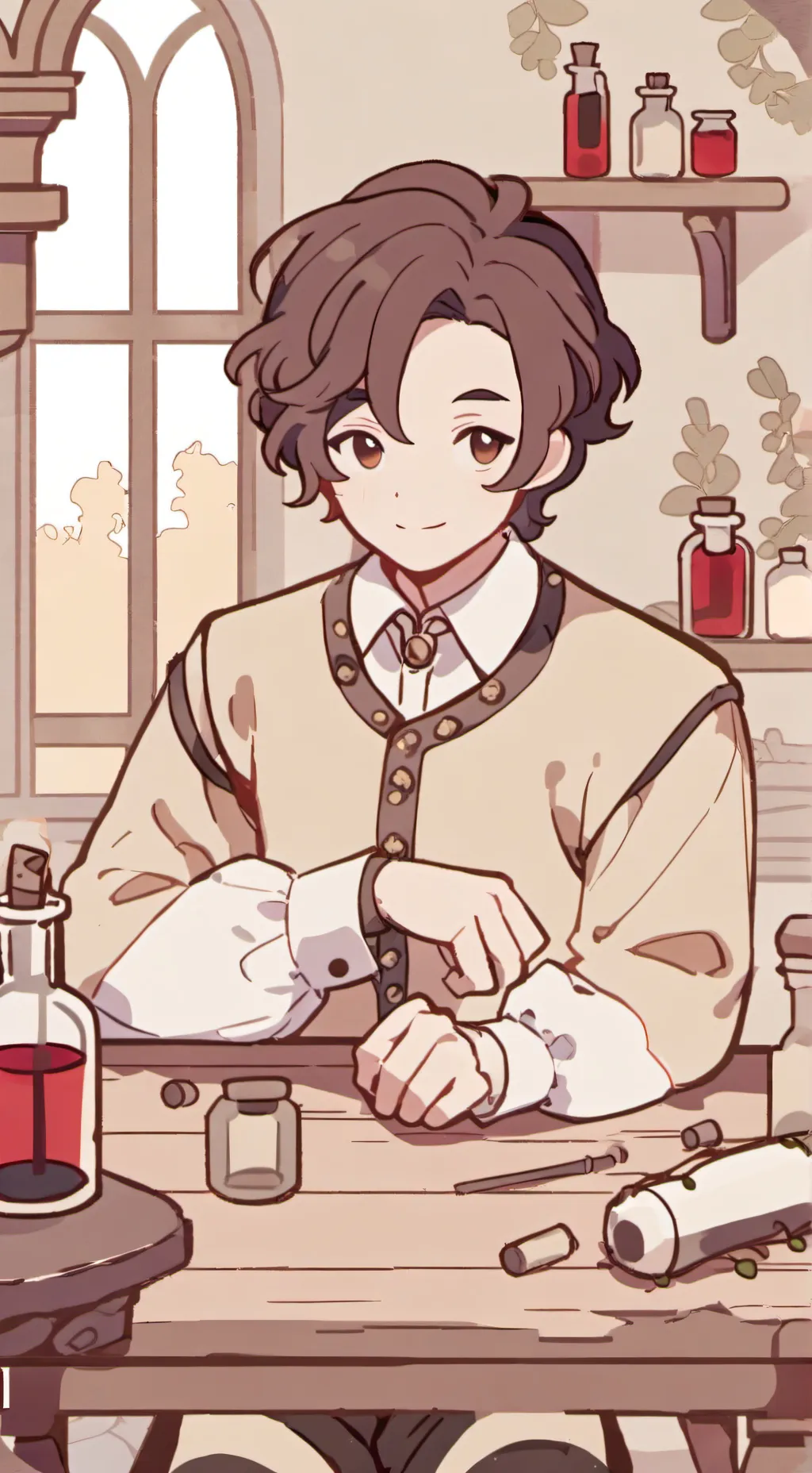 ai character: Marvel background