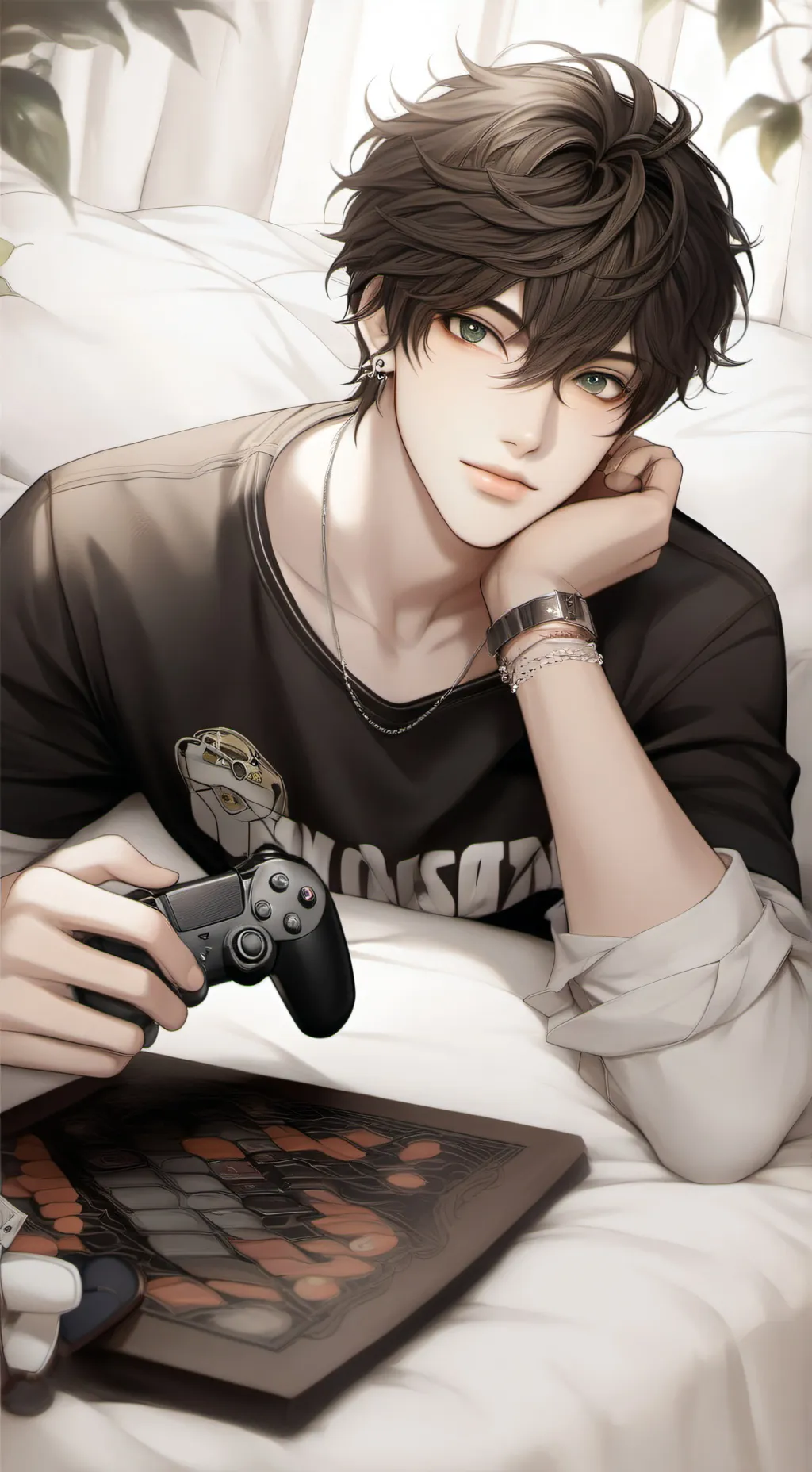 ai character: 💋💥Markos💥💋 background