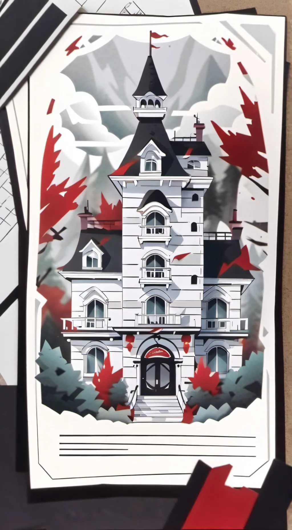 ai character: hh valentines day background