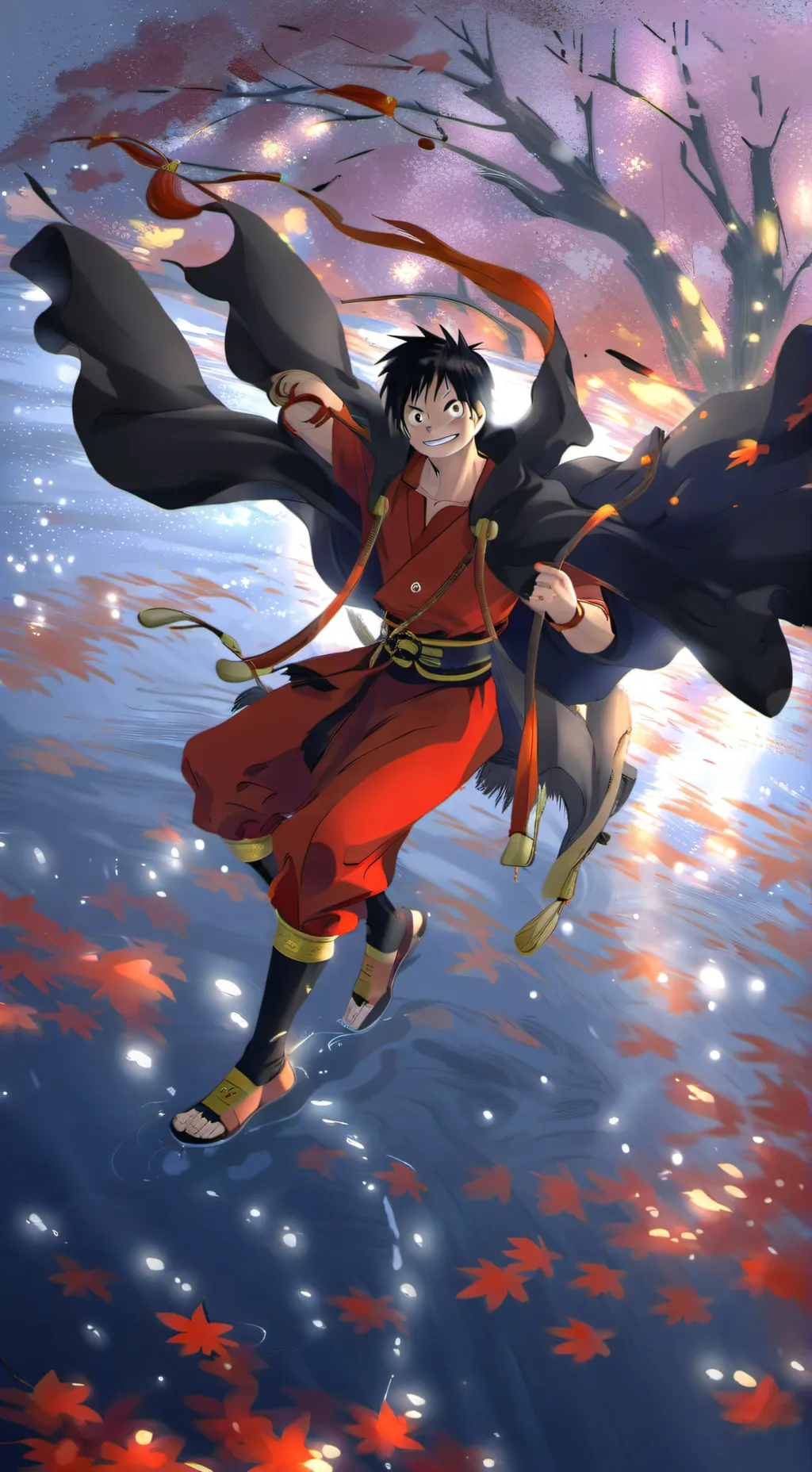 ai character: One piece mugiwara background