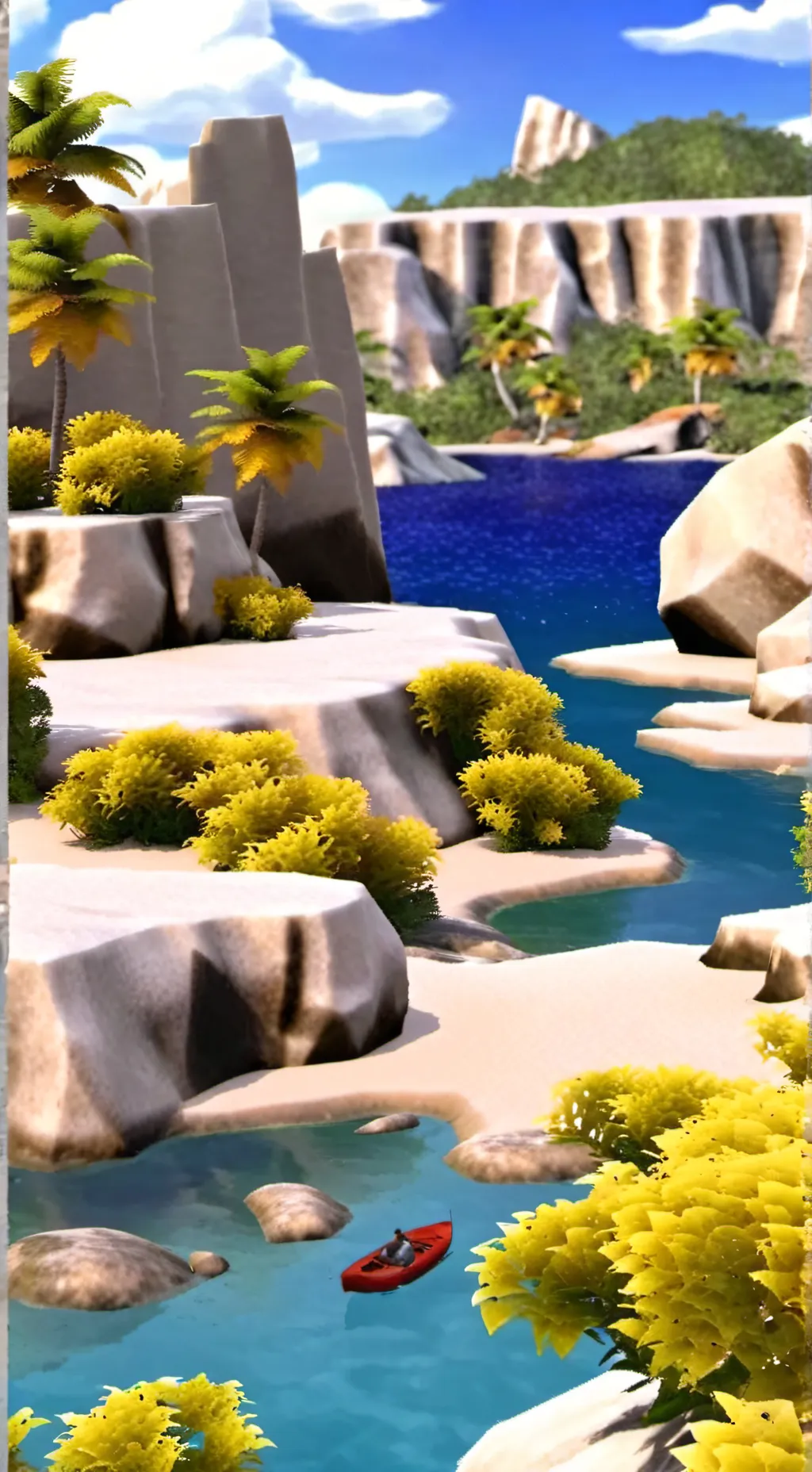 ai character: ENHYPENxPOOLPARTY background