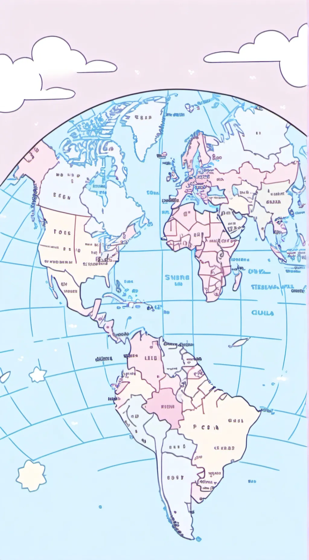 ai character: Countryballs background