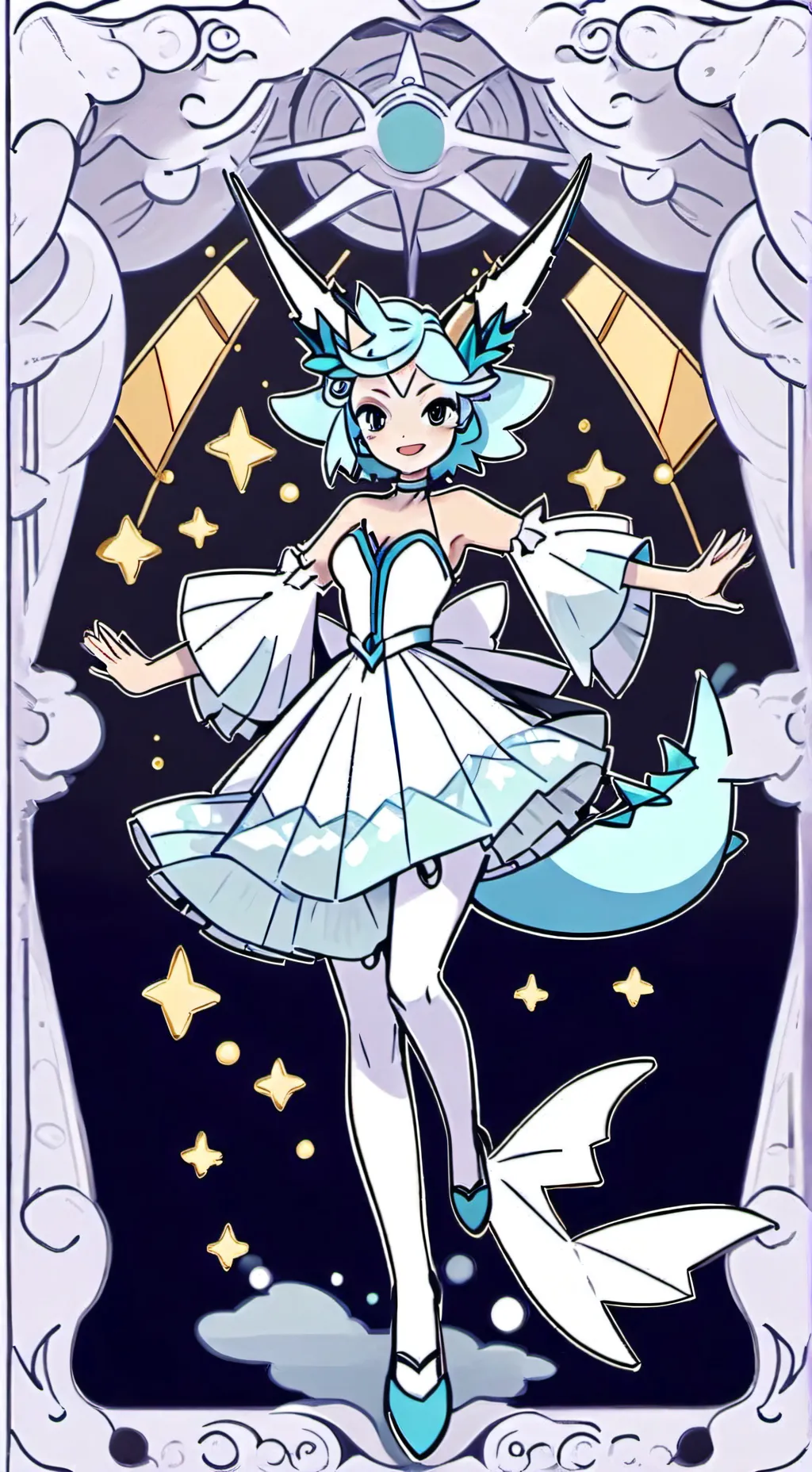 ai character: vaporeon 2.0 background