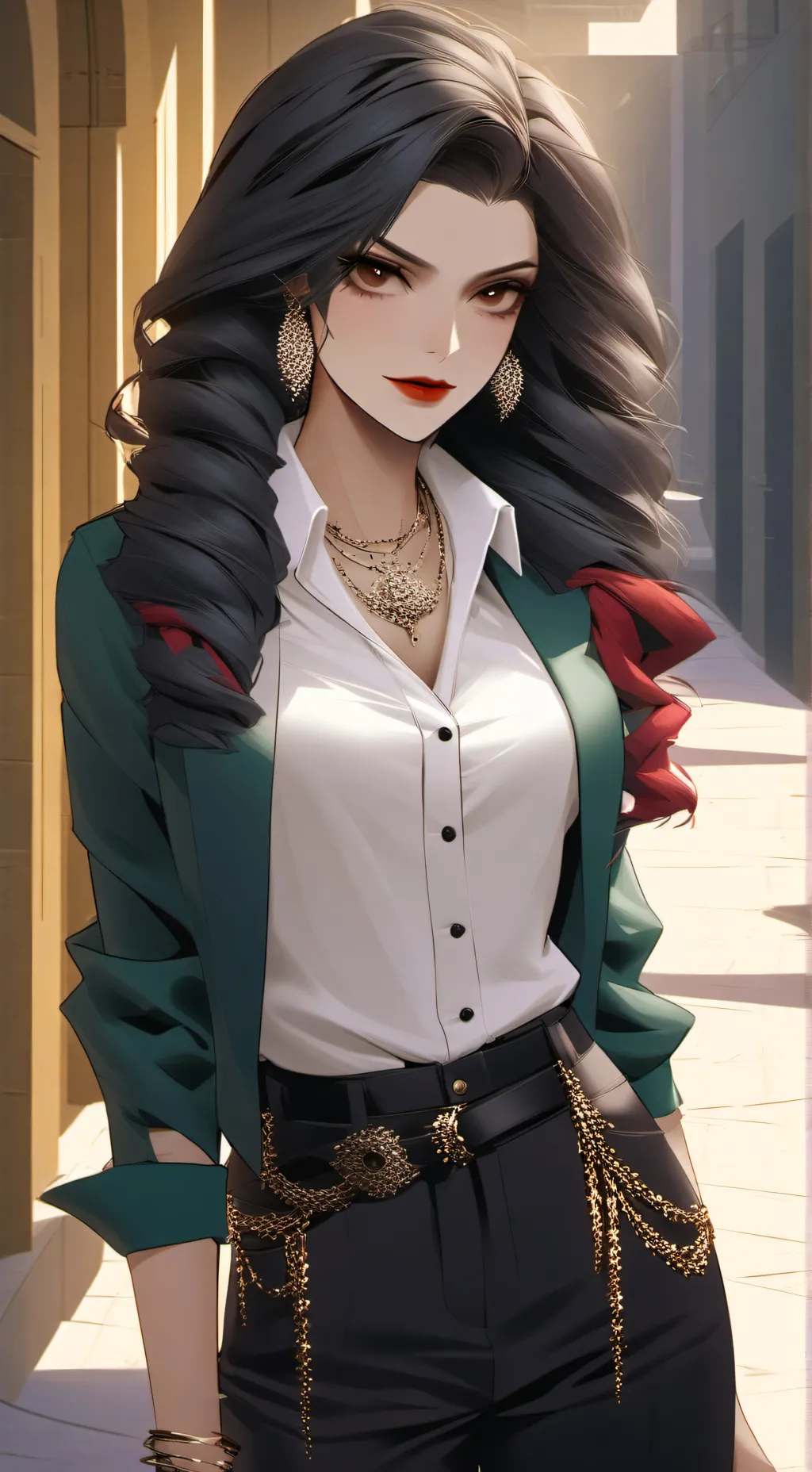 ai character: denise background