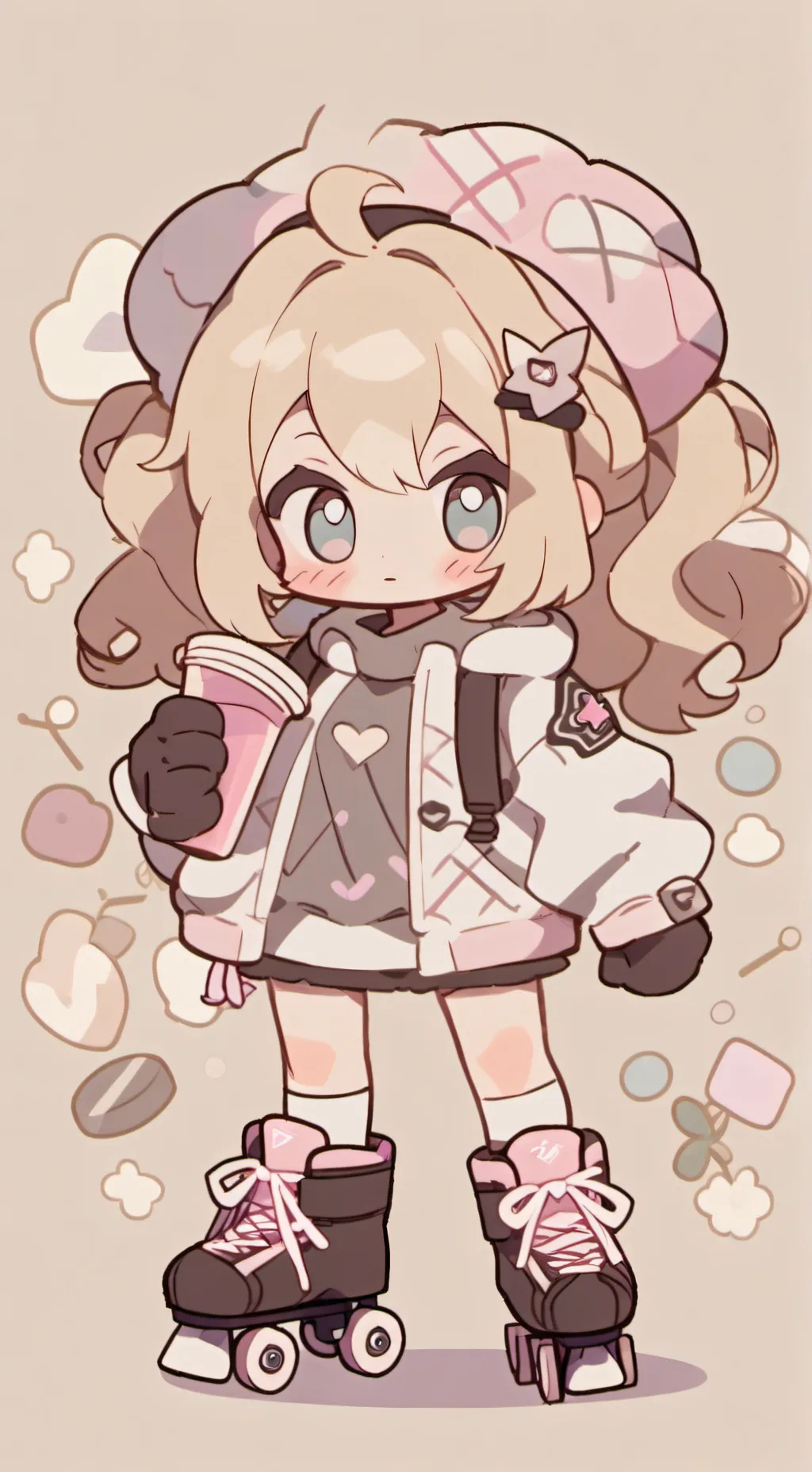 ai character: Léa background