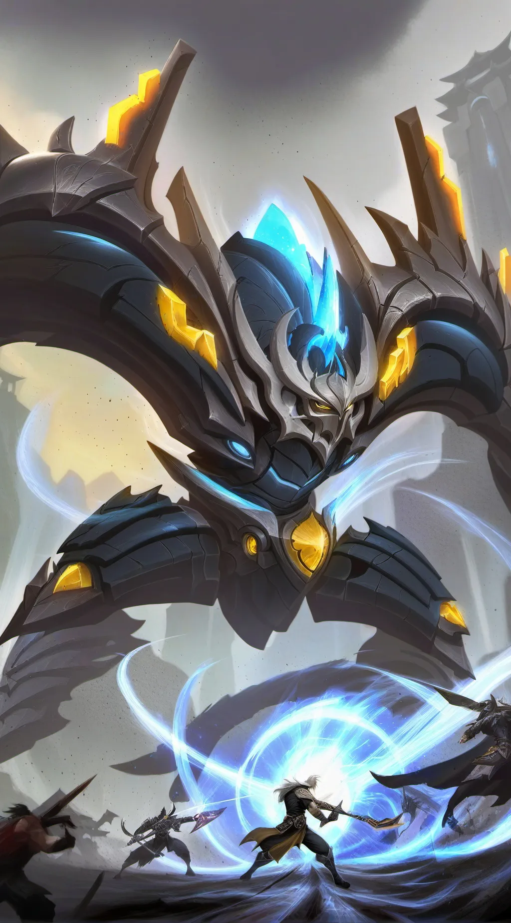 ai character: la batalla epica background