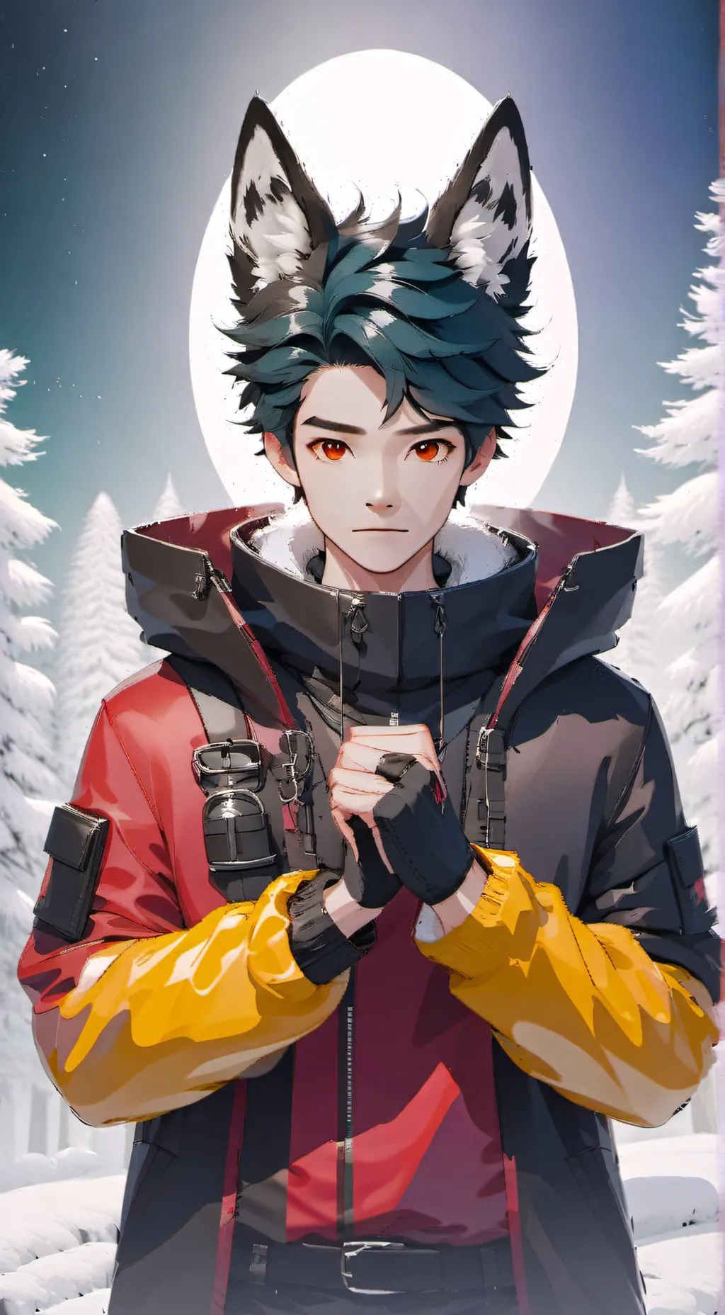 ai character: haruki background