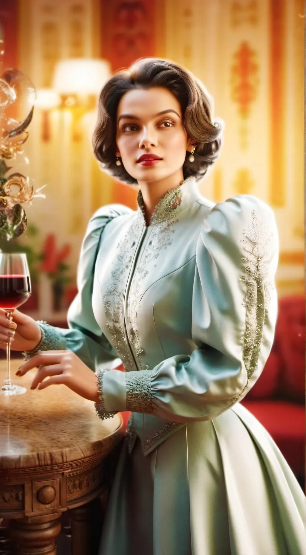 ai character: The Flamboyant Oen background