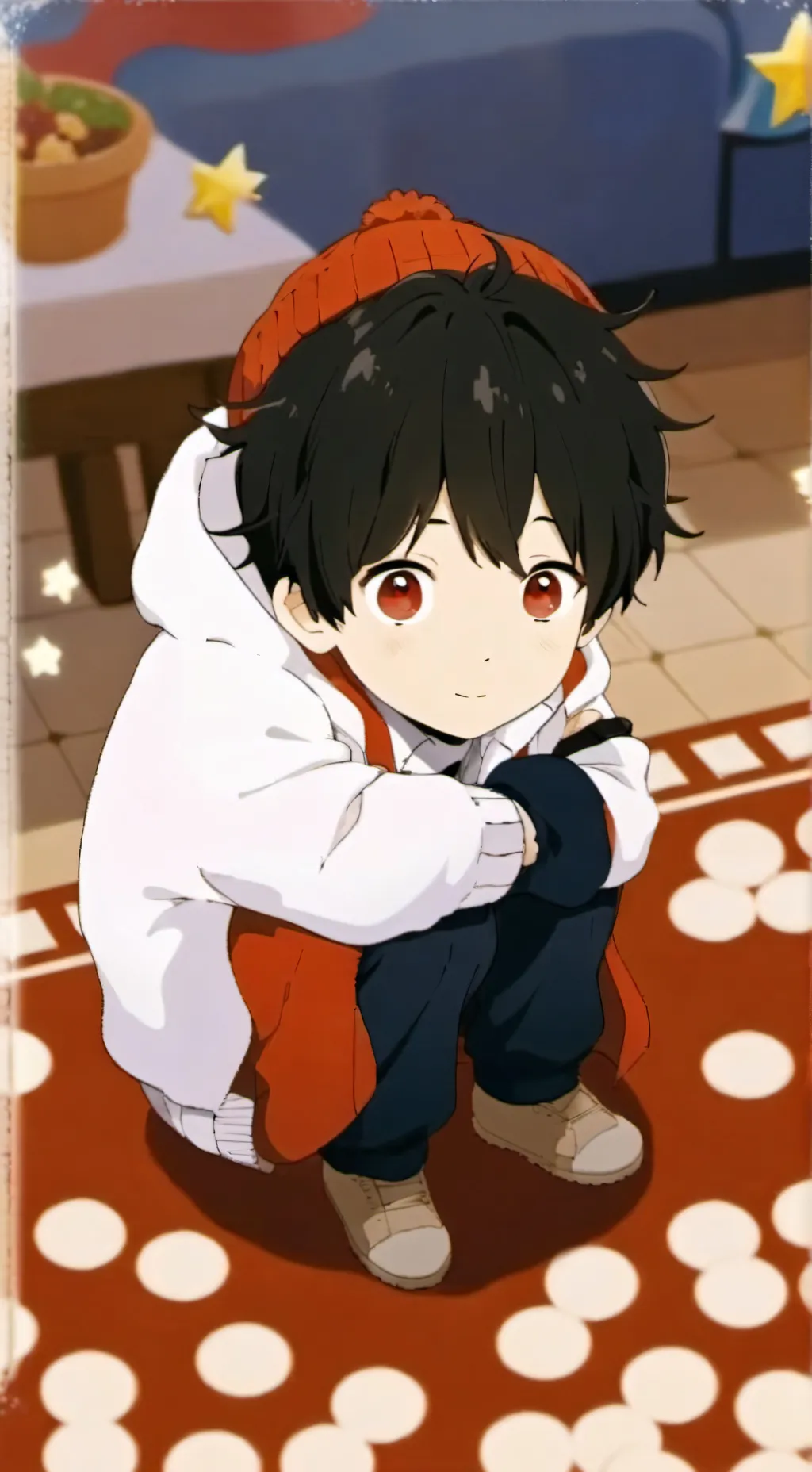 ai character: kindergarten  background