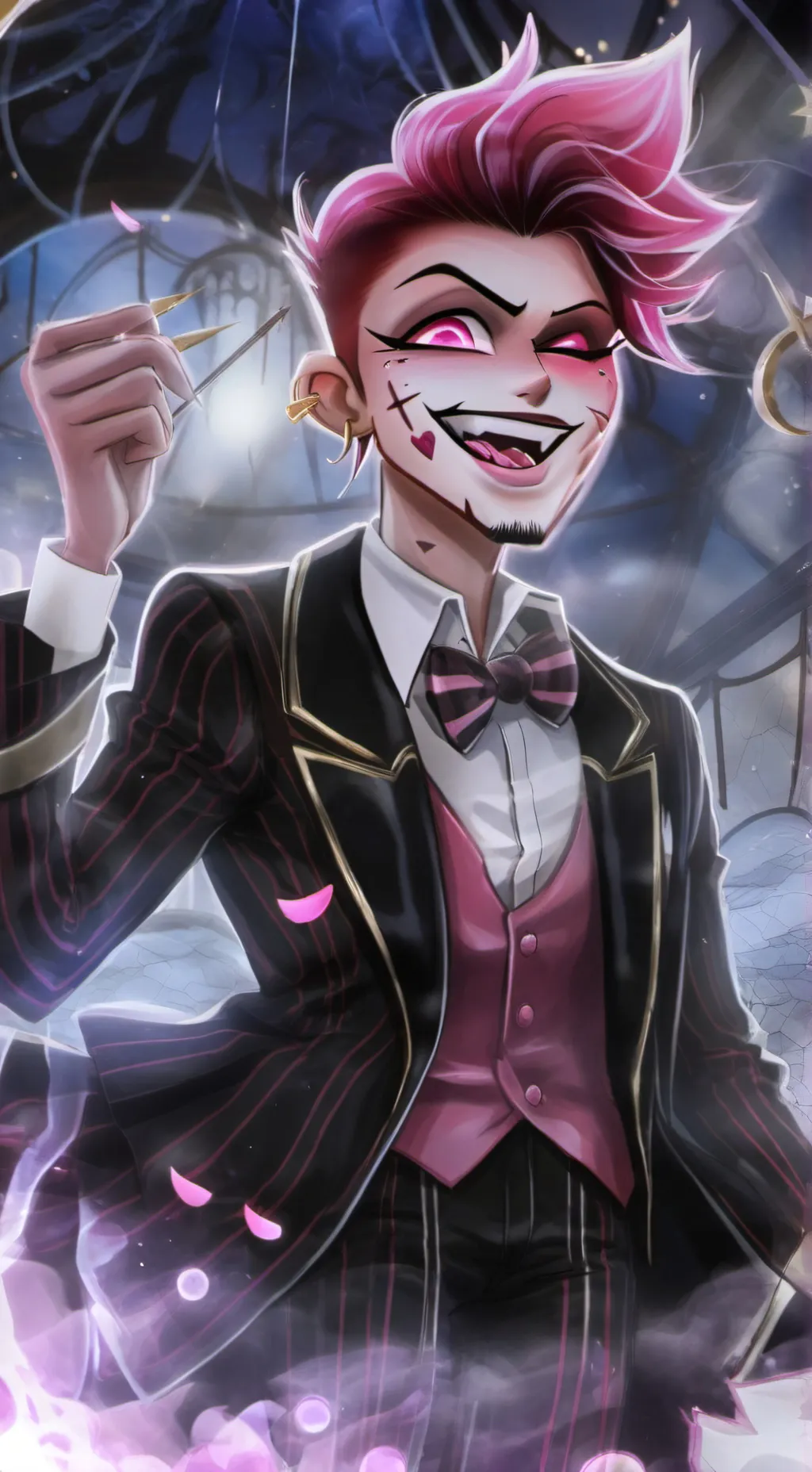 ai character: Angeldust!!! background