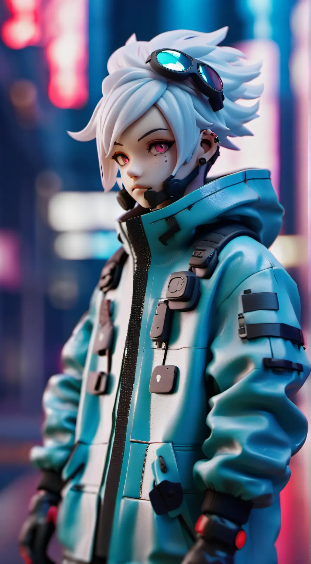 ai character: camera man background