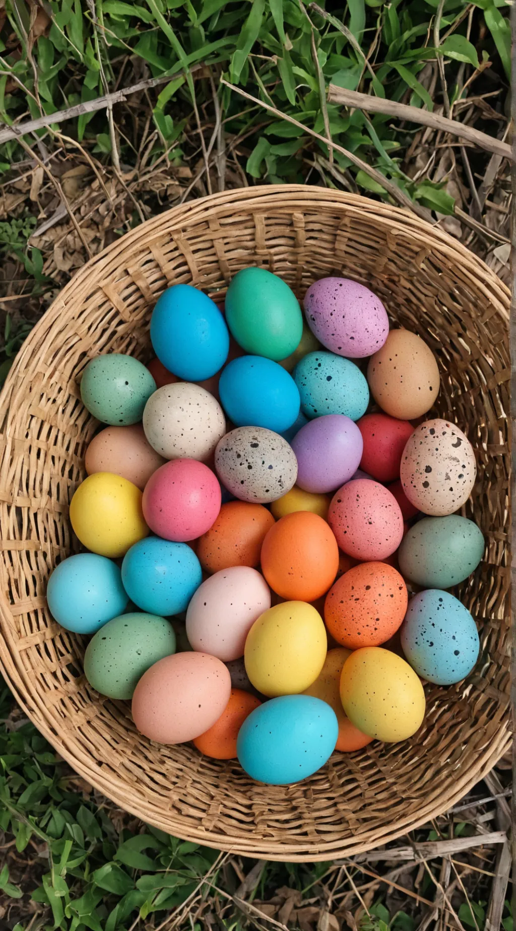 ai character: EASTER IS HERE!! background