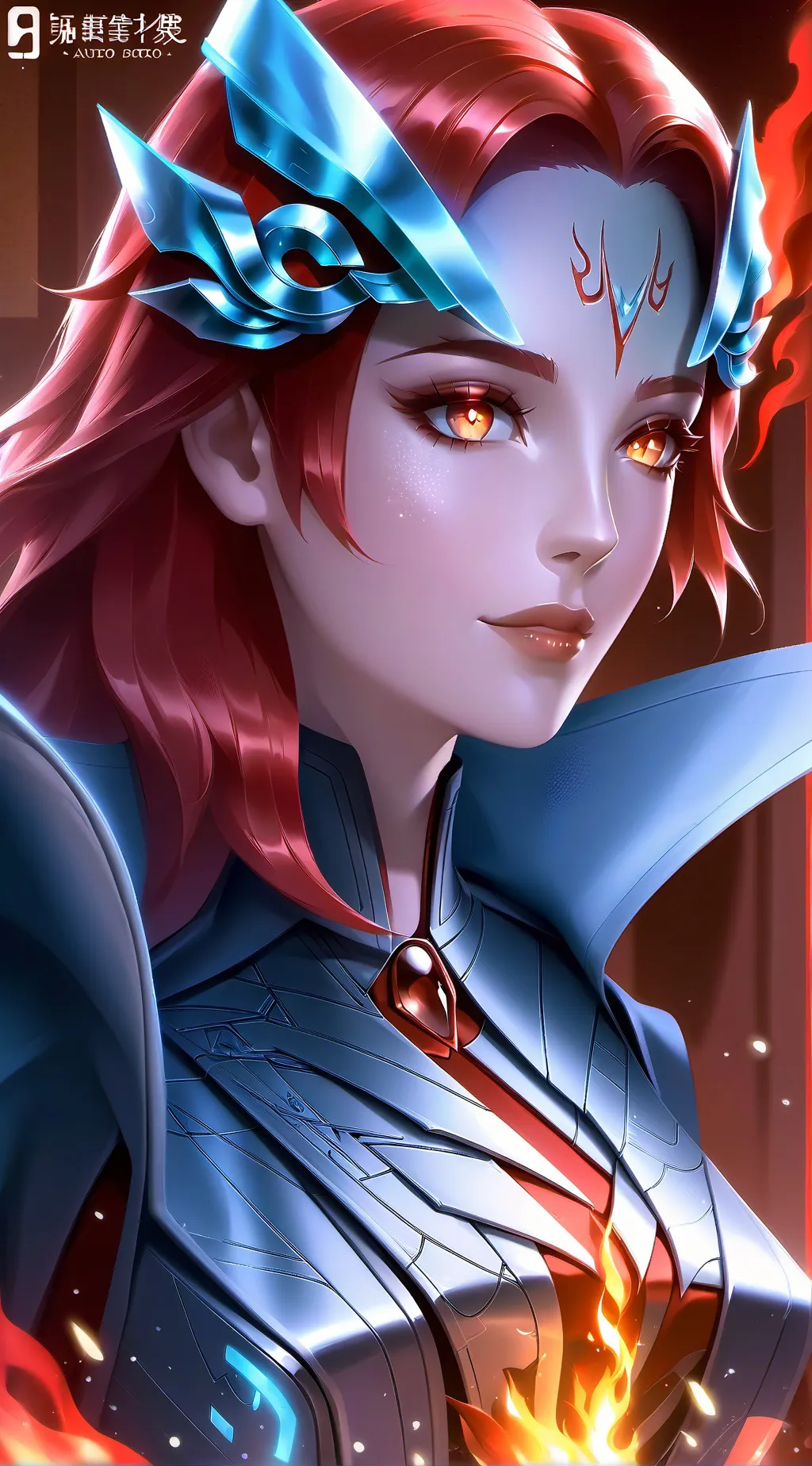 ai character: Aurora background