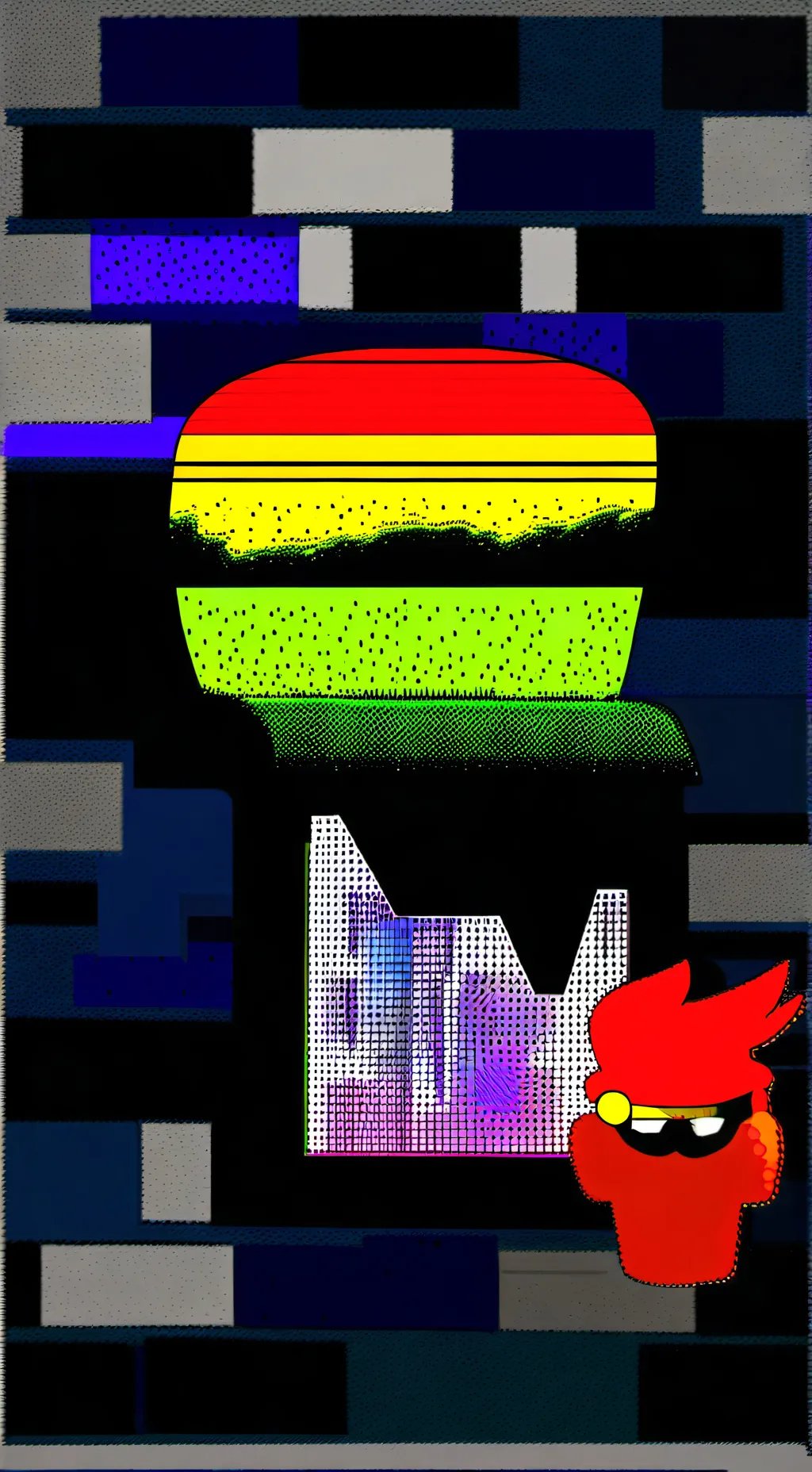 ai character: bambi disrruption background