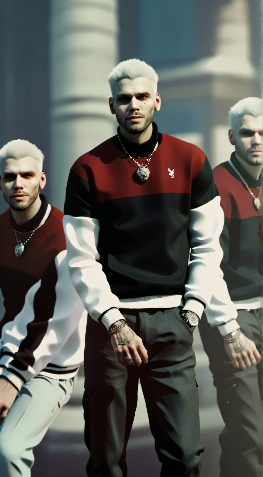 ai character: sturniolo triplets background