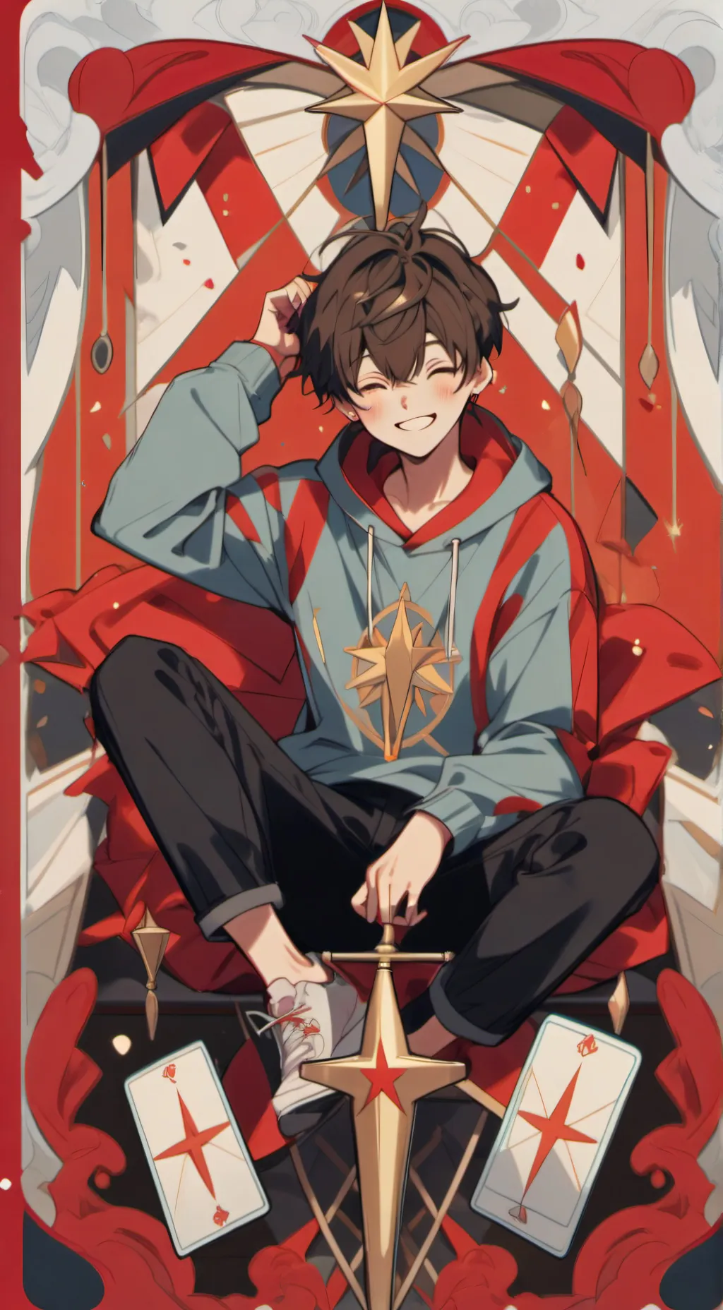 ai character: Ash background