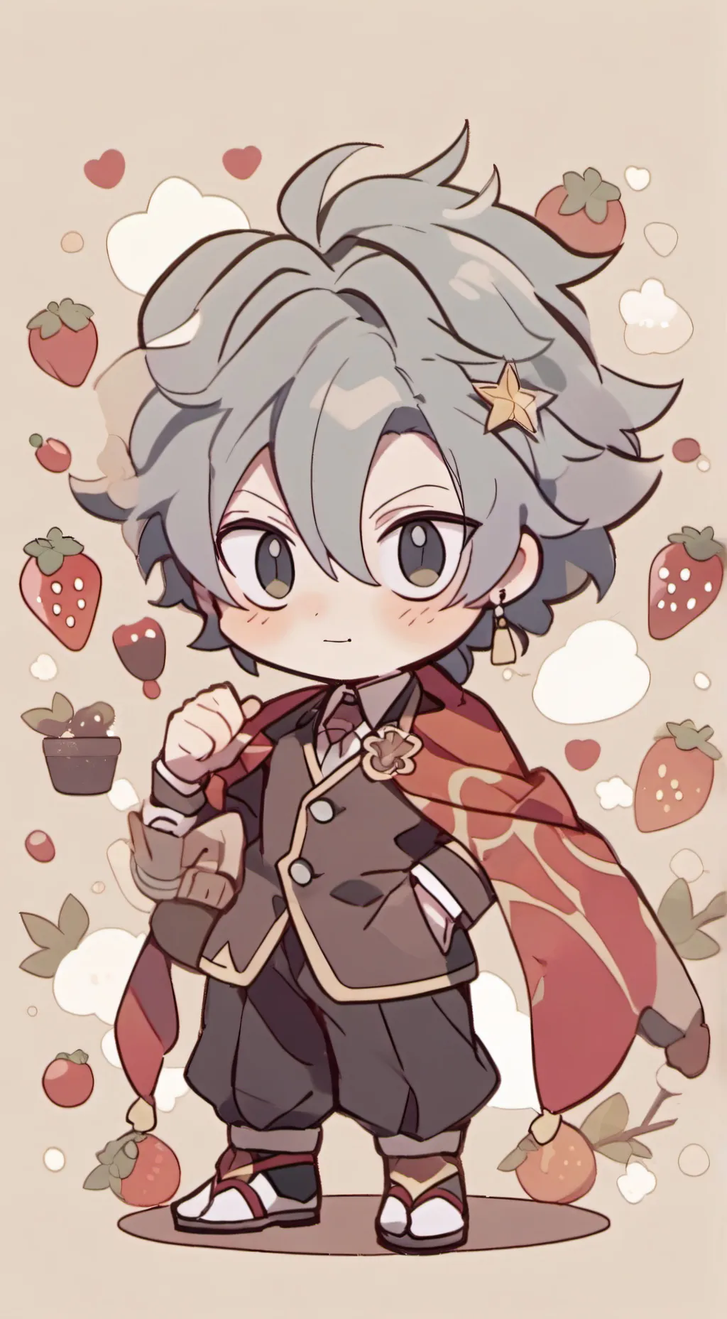 ai character: Dark romance background