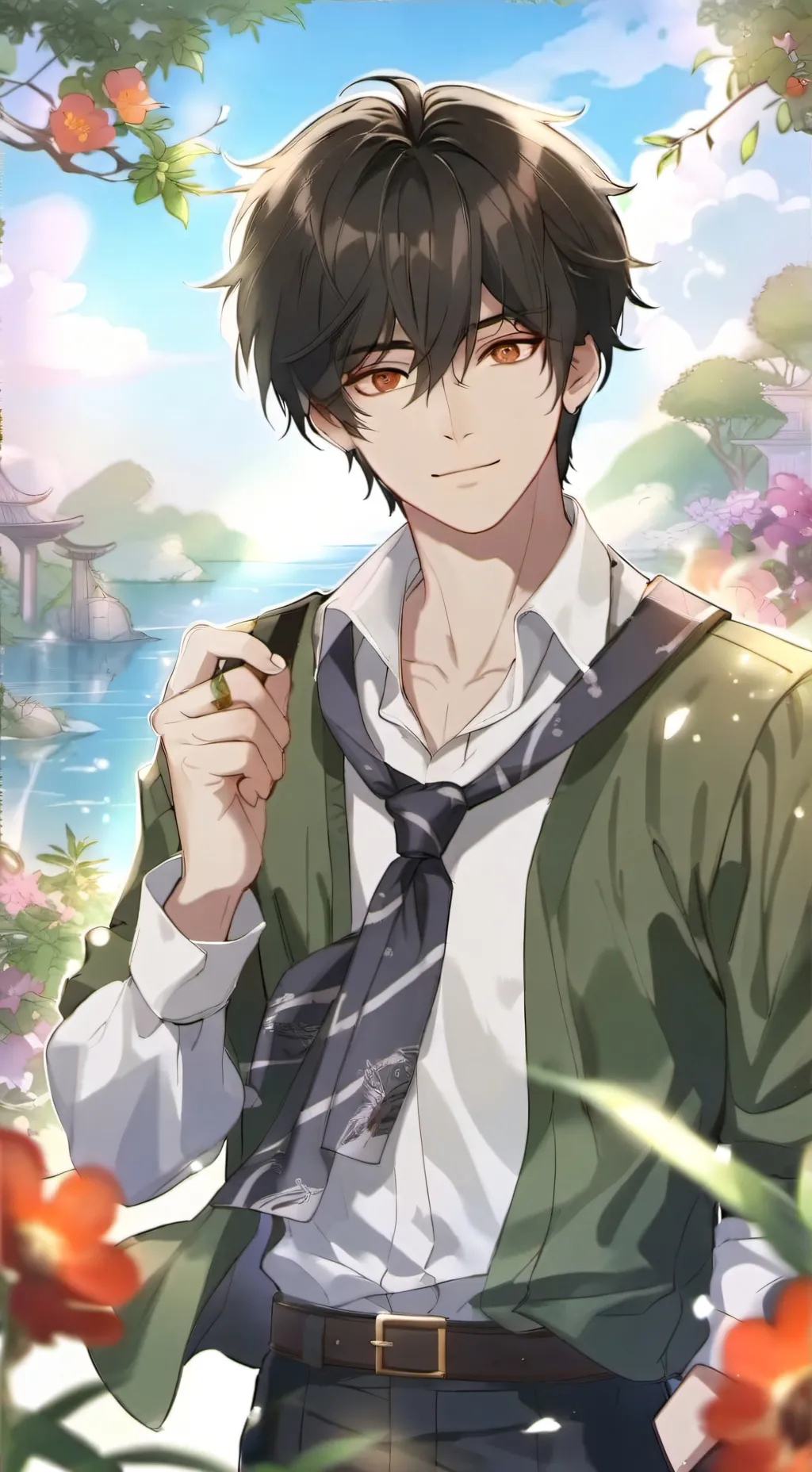 ai character: Legoshi  background