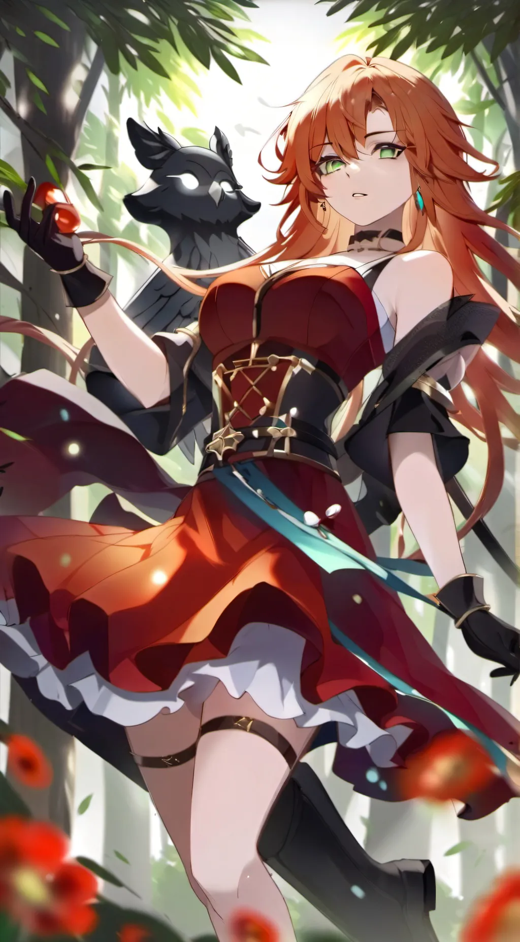 ai character: Карина background