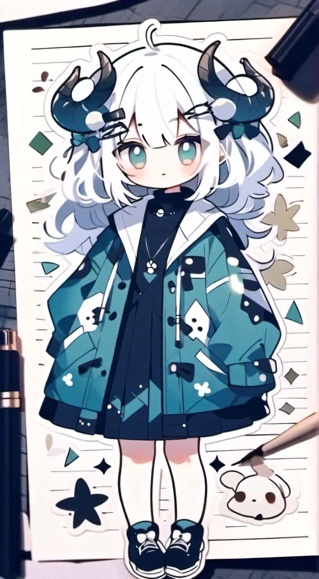 ai character: 🎀Bakugo🎀 background