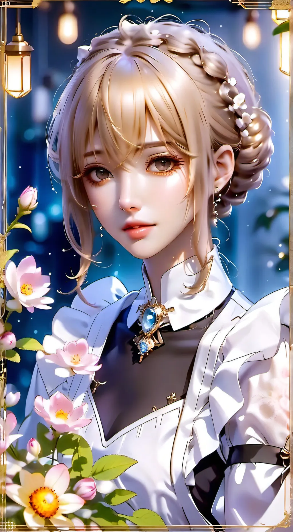 ai character: Luna background