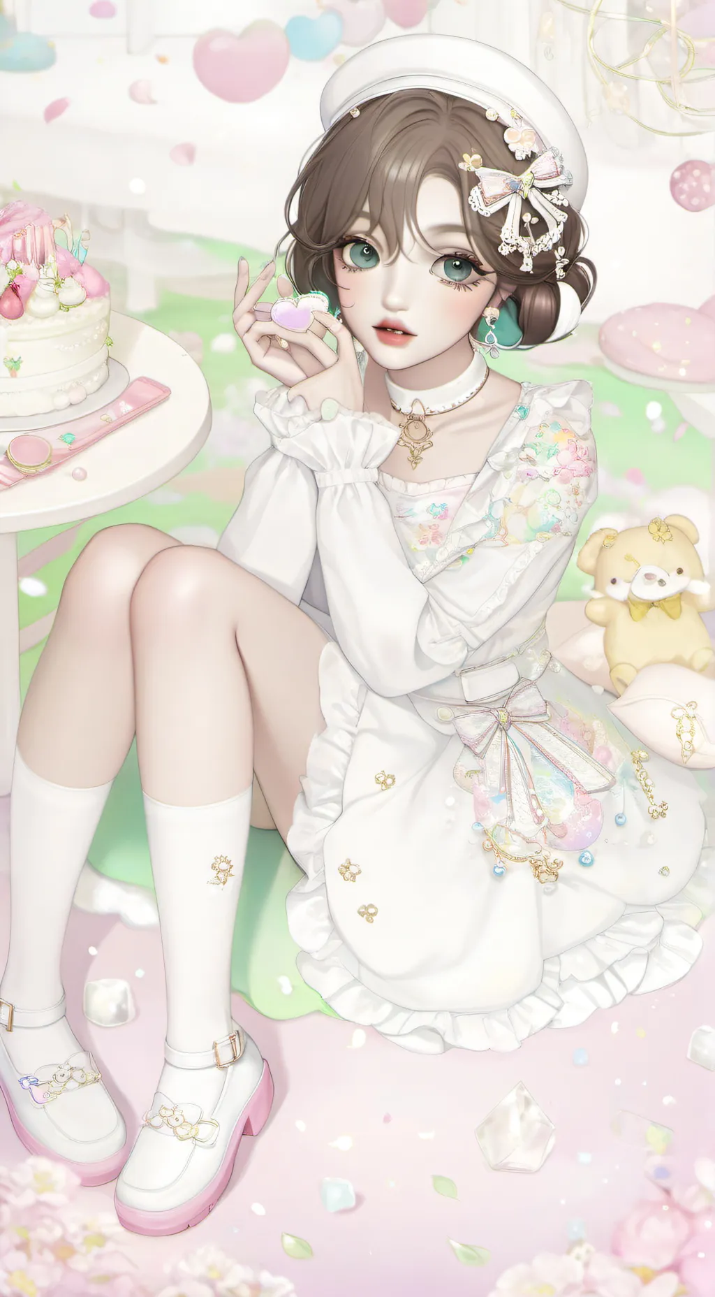 ai character: 🌸🇰🇷corea🇰🇷🌸 background