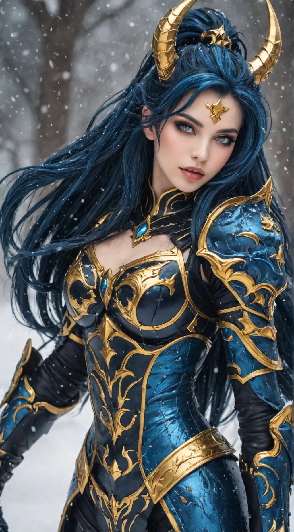 ai character: Lunaria background