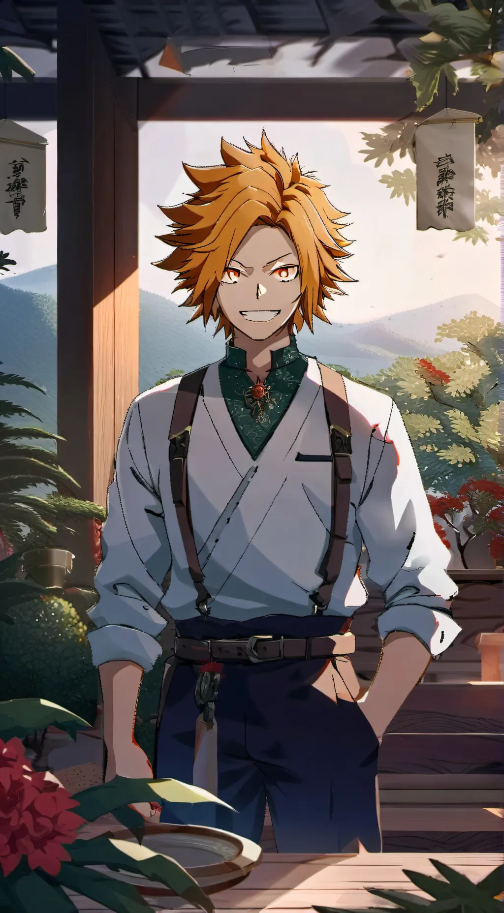 ai character: denki background