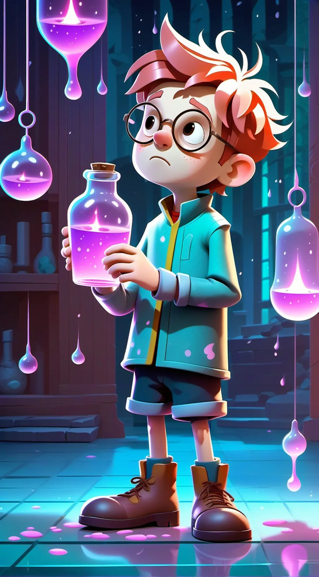 ai character: Denme ideas:< background