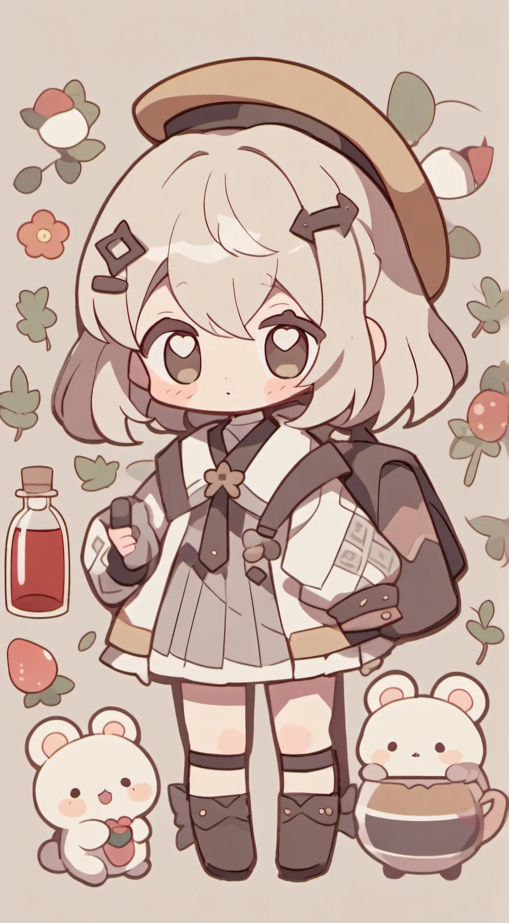 ai character: mha shoto background