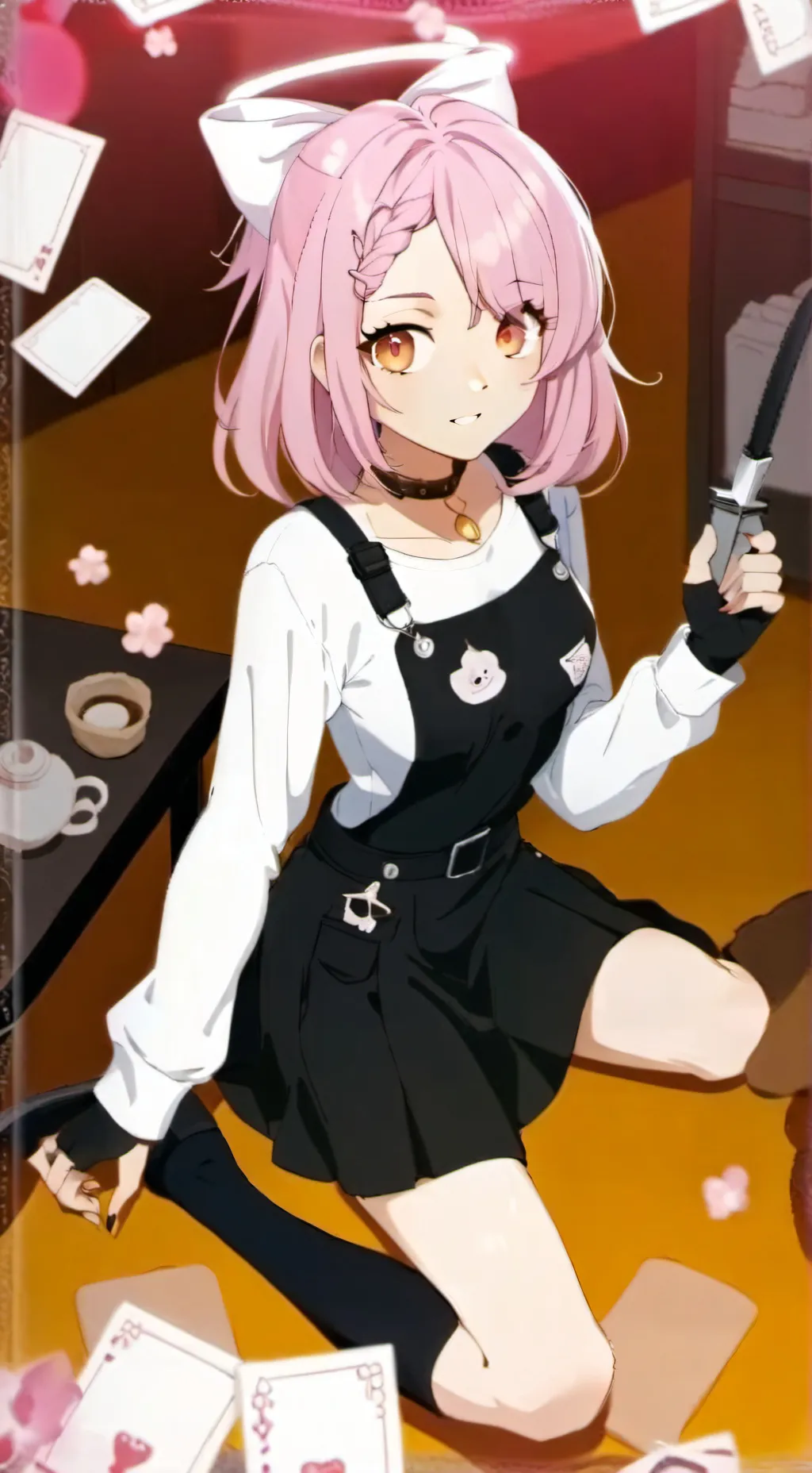 ai character: Laffy  background